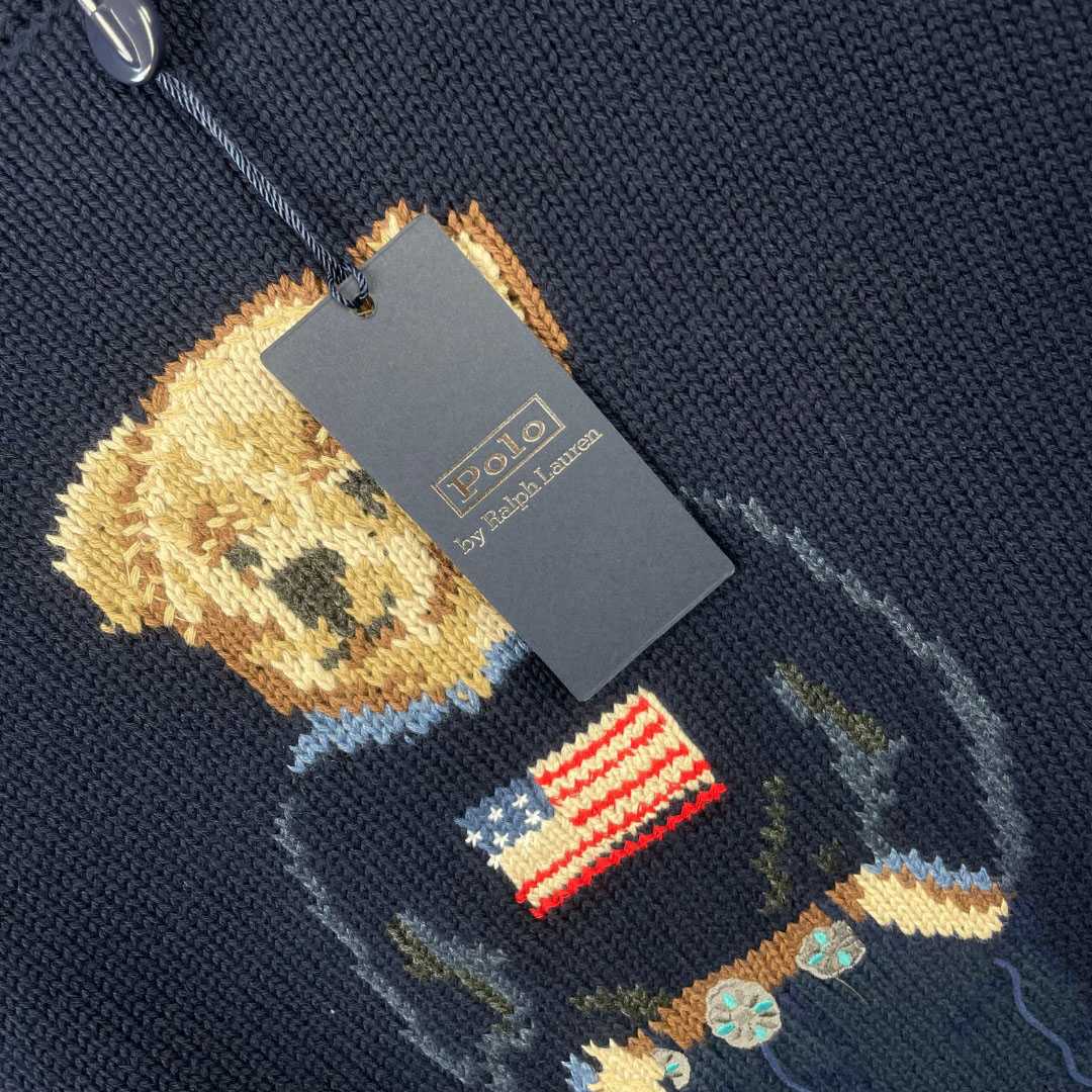 Ralph Lauren Polo Bear Cotton Sweater - DesignerGu
