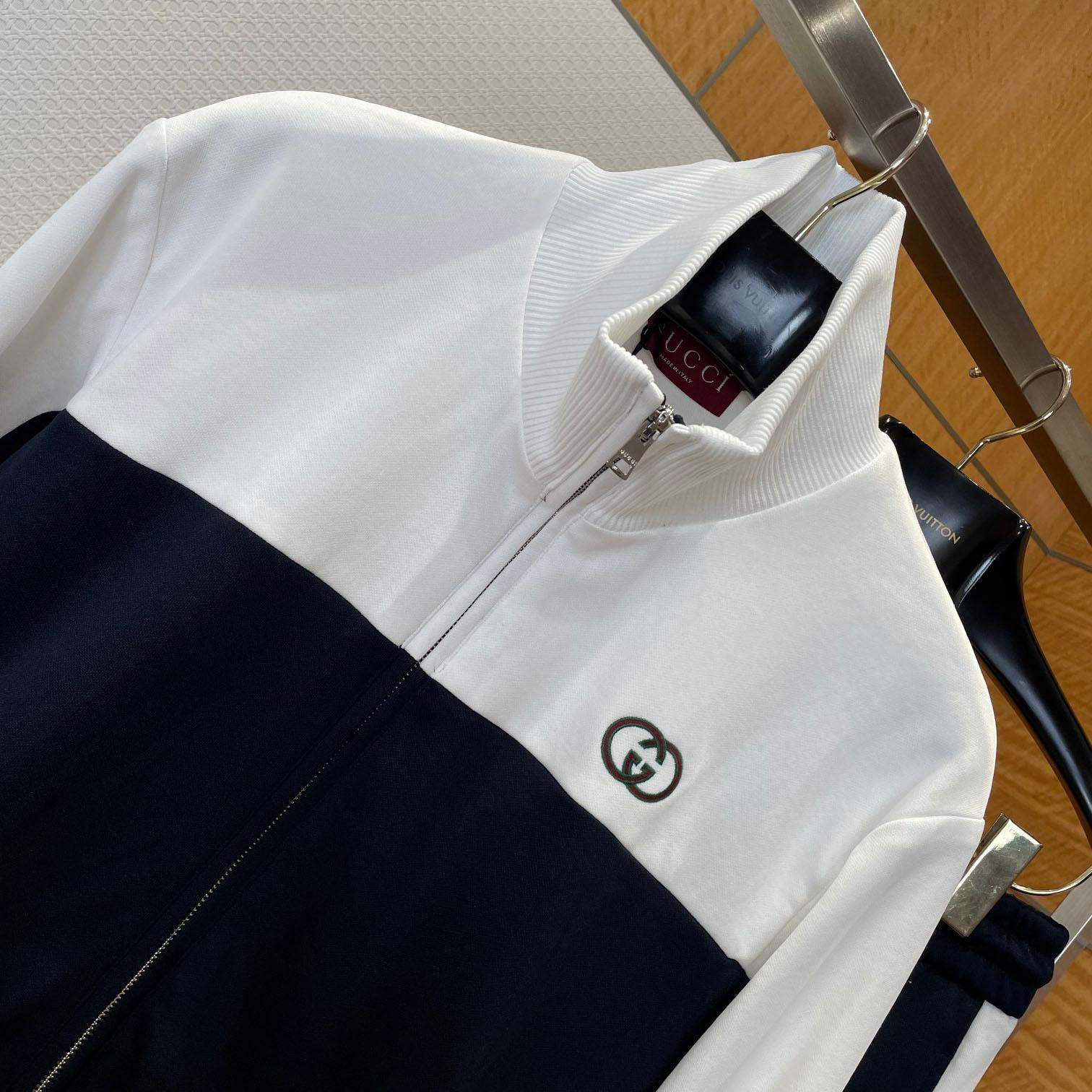 Gucci Technical Jersey Zip Jacket - DesignerGu