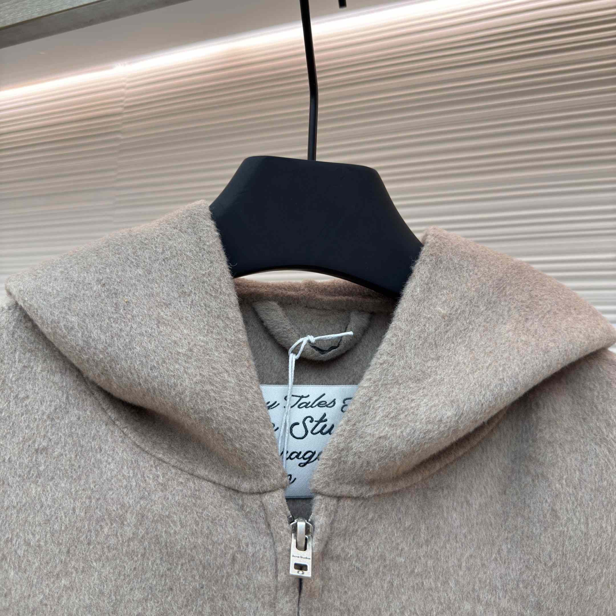 Acne Studios Cashmere Jacket With Hood - DesignerGu