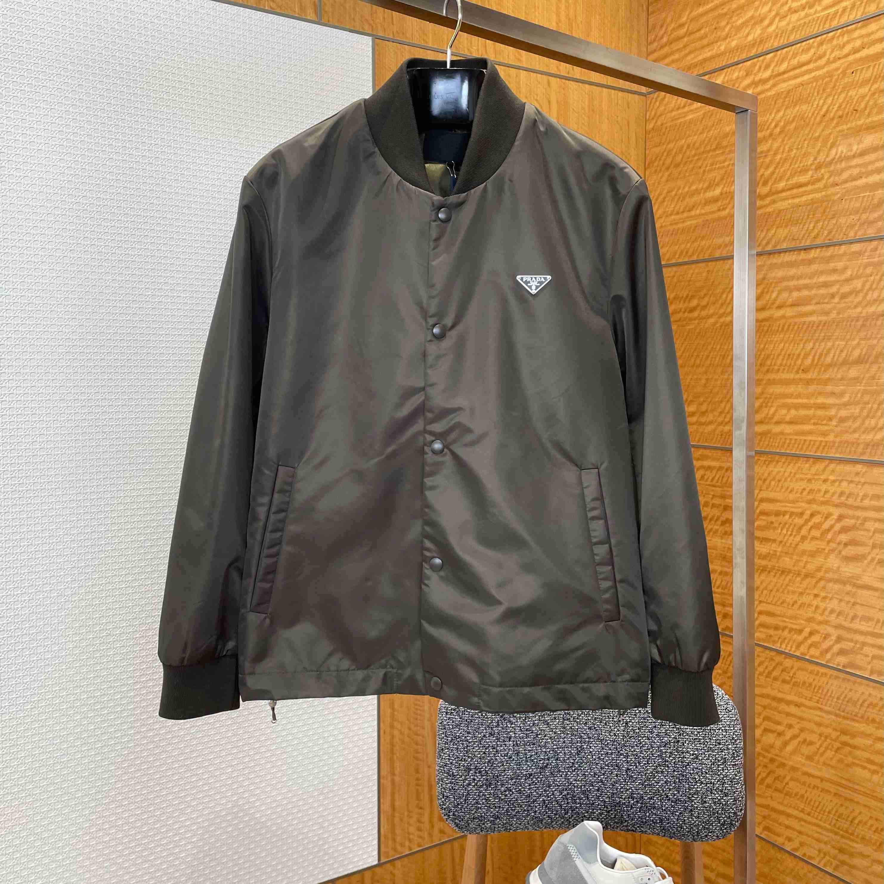 Prada Re-Nylon Bomber Jacket - DesignerGu
