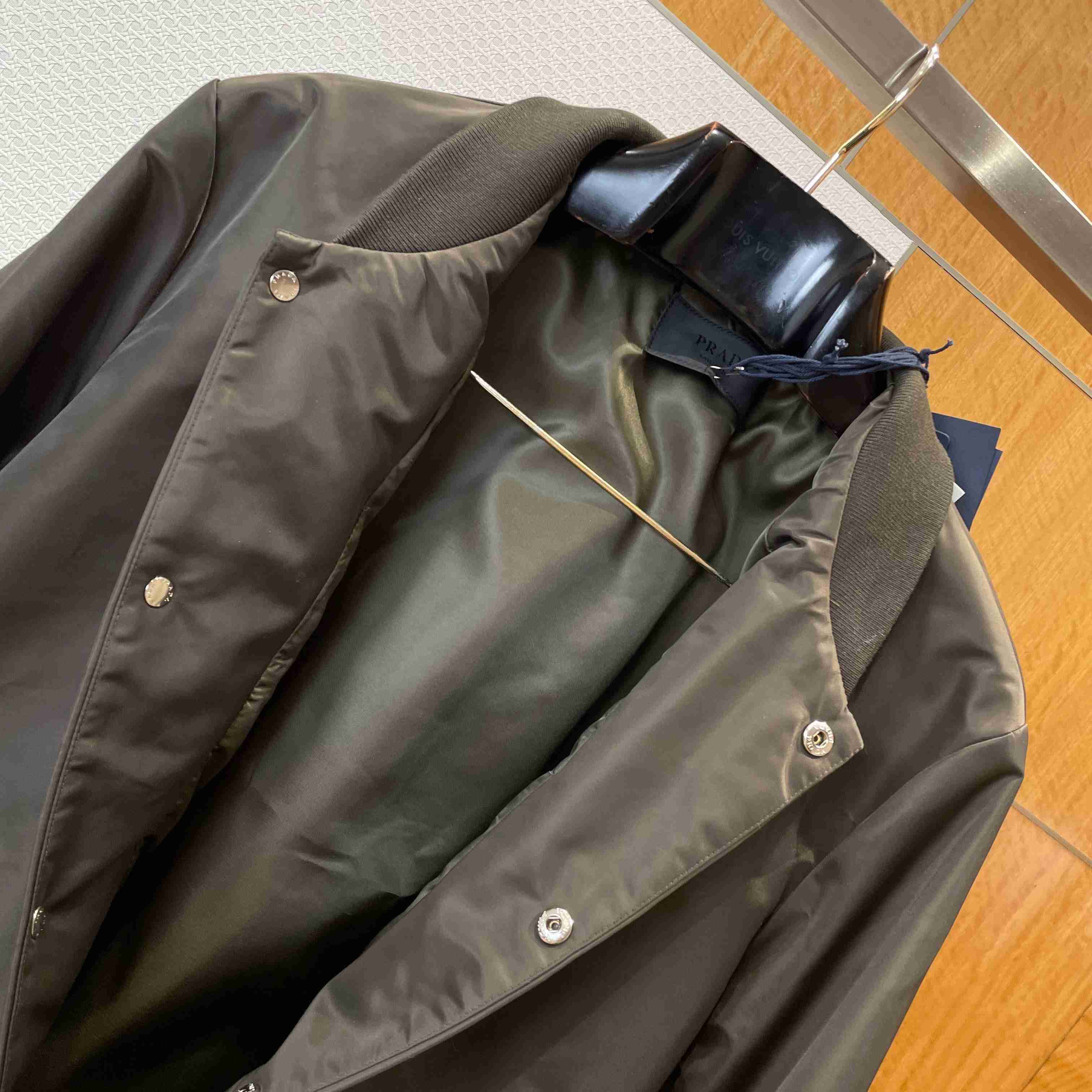Prada Re-Nylon Bomber Jacket - DesignerGu