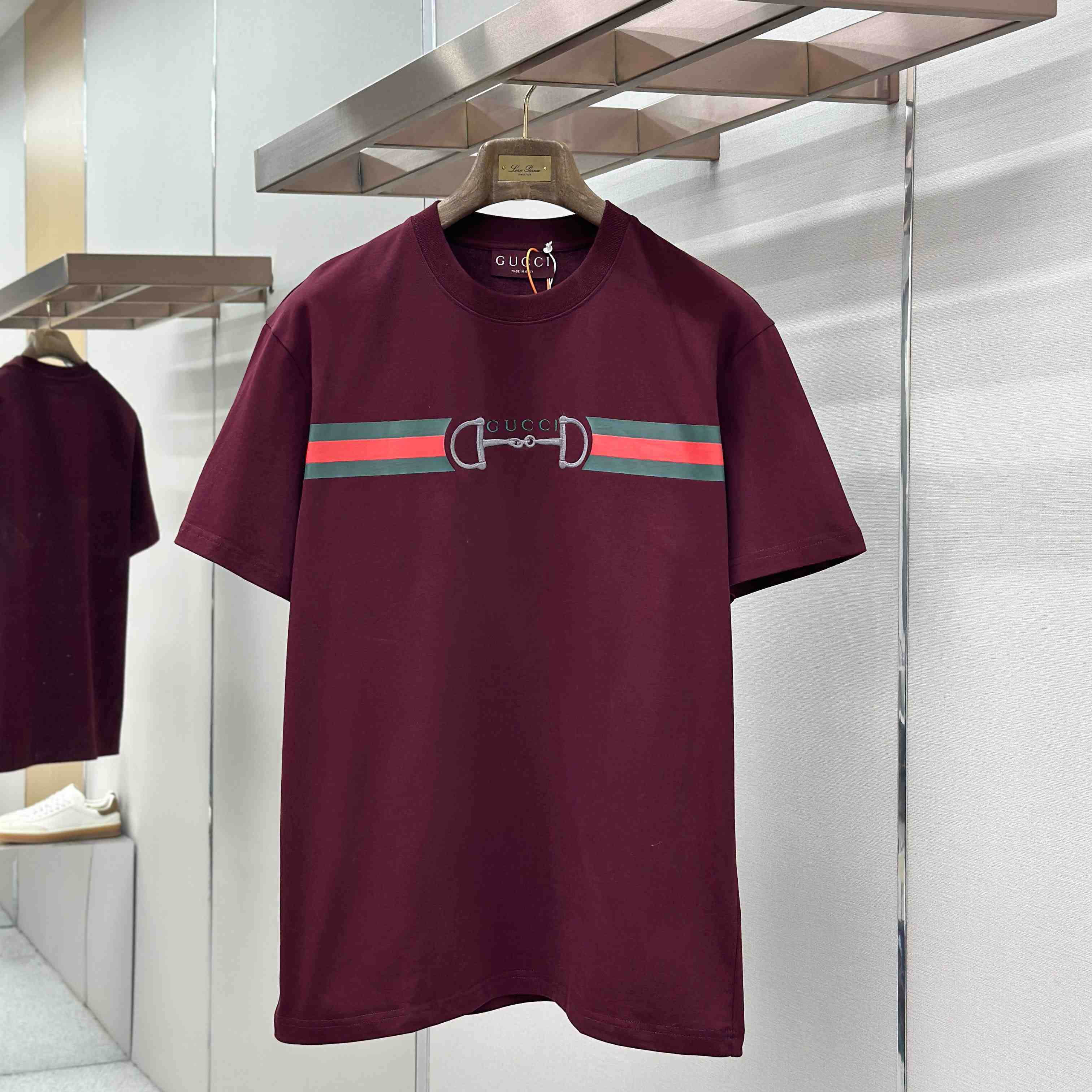 Gucci Cotton Medium cotton jersey T-shirt with print - DesignerGu