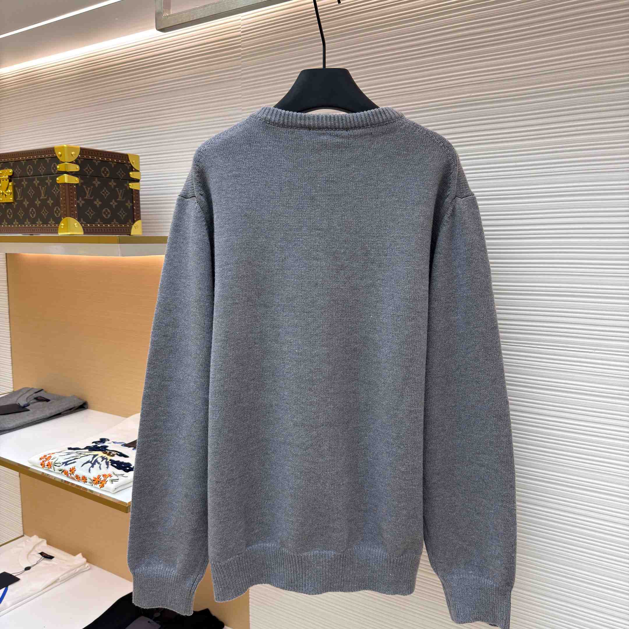 Gucci  Wool Sweater With Intarsia - DesignerGu