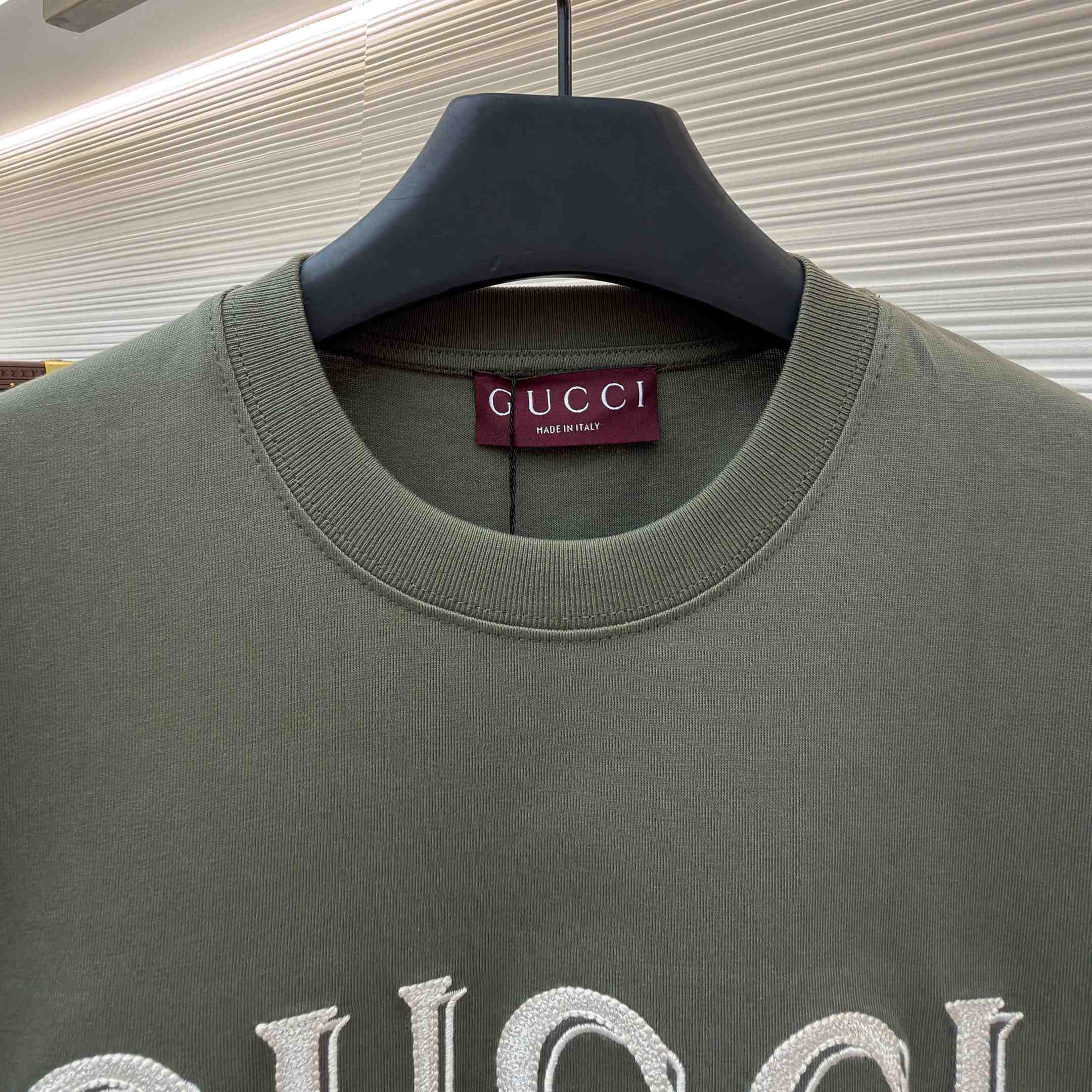 Gucci CottonJersey T-shirt With Embroidery - DesignerGu