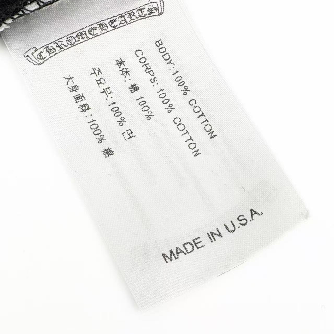 Chrome Hearts Las Vegas Exclusive Horseshoe Logo Pocket T-Shirt 'Black' - DesignerGu