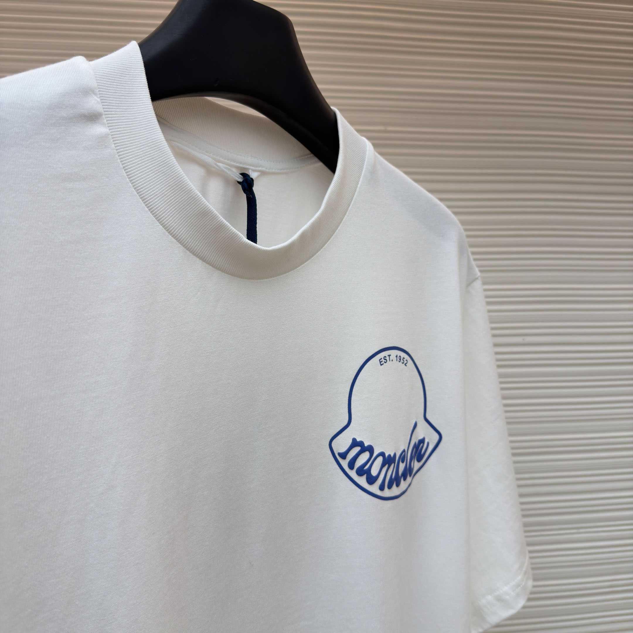 Moncler Logo Cotton T-Shirt - DesignerGu