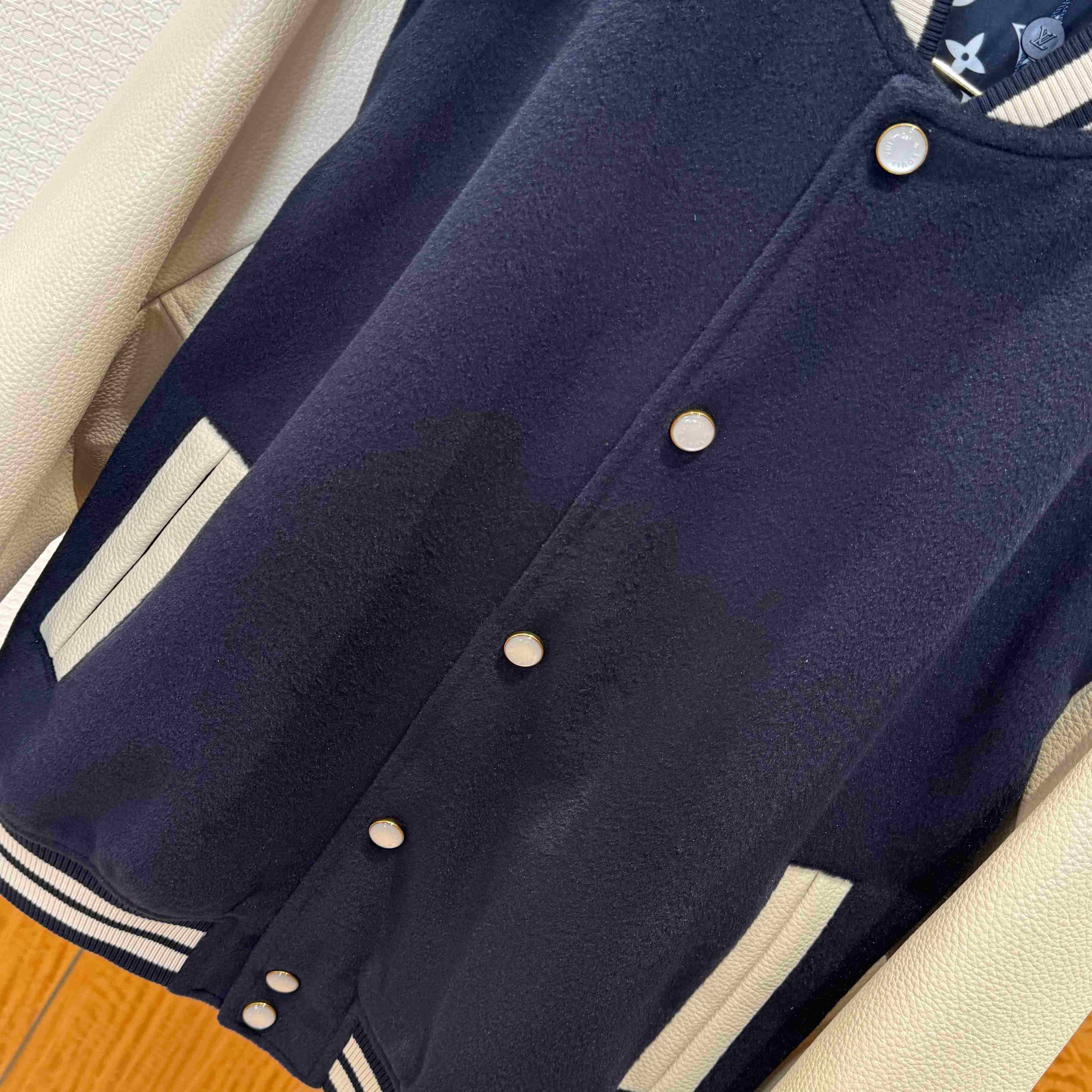 Louis Vuitton Leather Signature Varsity Jacket 1AILZC - DesignerGu