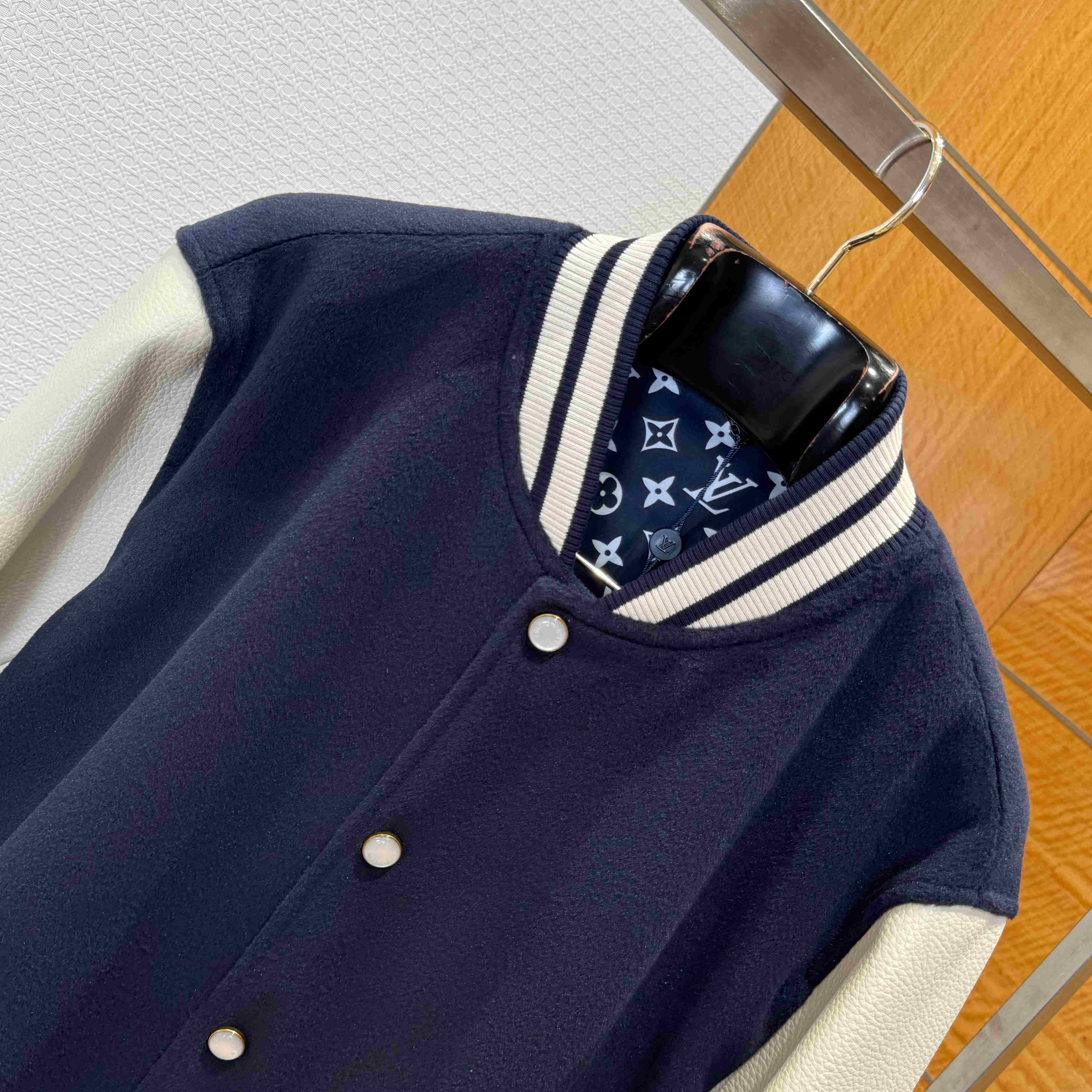 Louis Vuitton Leather Signature Varsity Jacket 1AILZC - DesignerGu