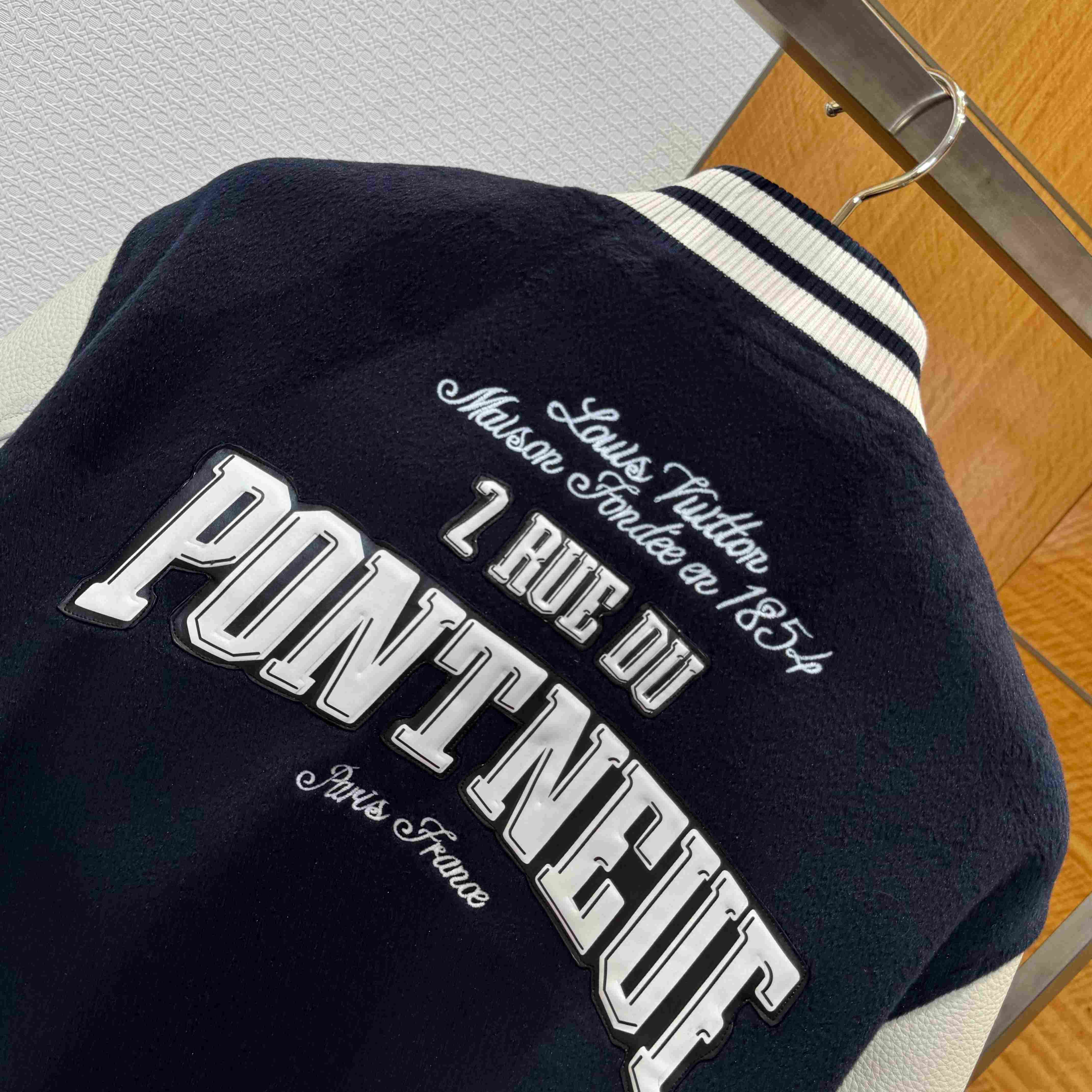 Louis Vuitton Leather Signature Varsity Jacket 1AILZC - DesignerGu