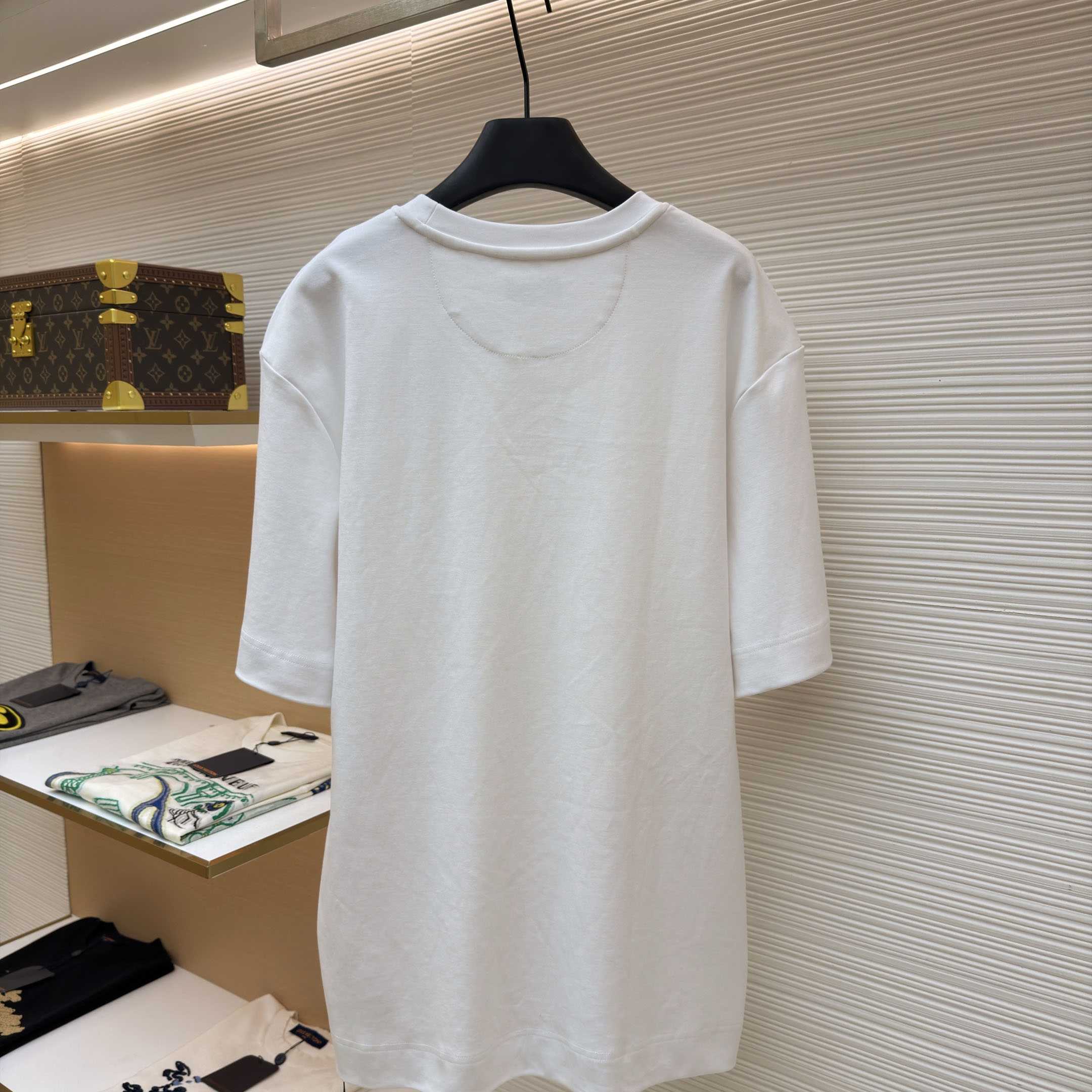 Fendi White Cotton T-shirt - DesignerGu