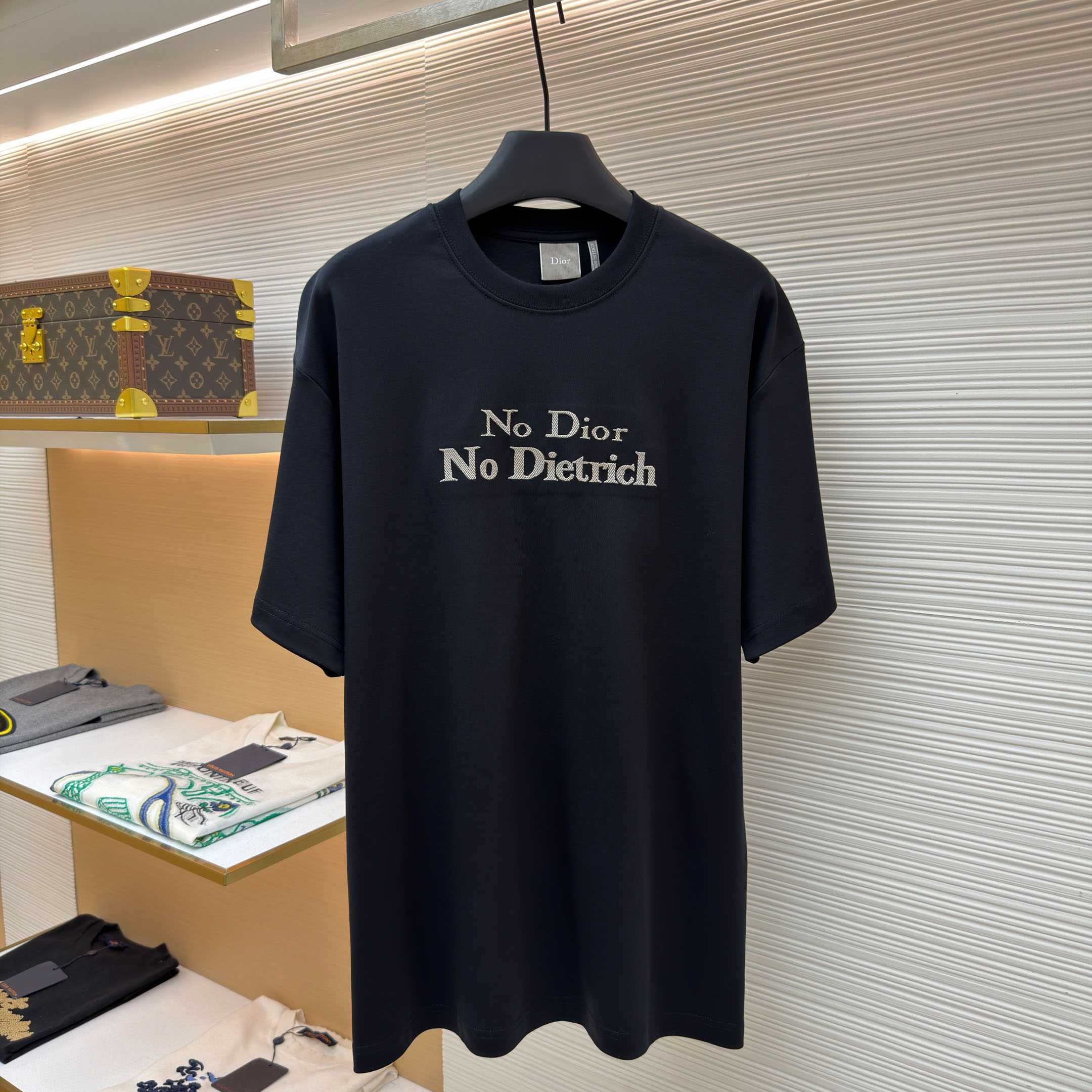  Dior T-Shirt With Embroidery - DesignerGu