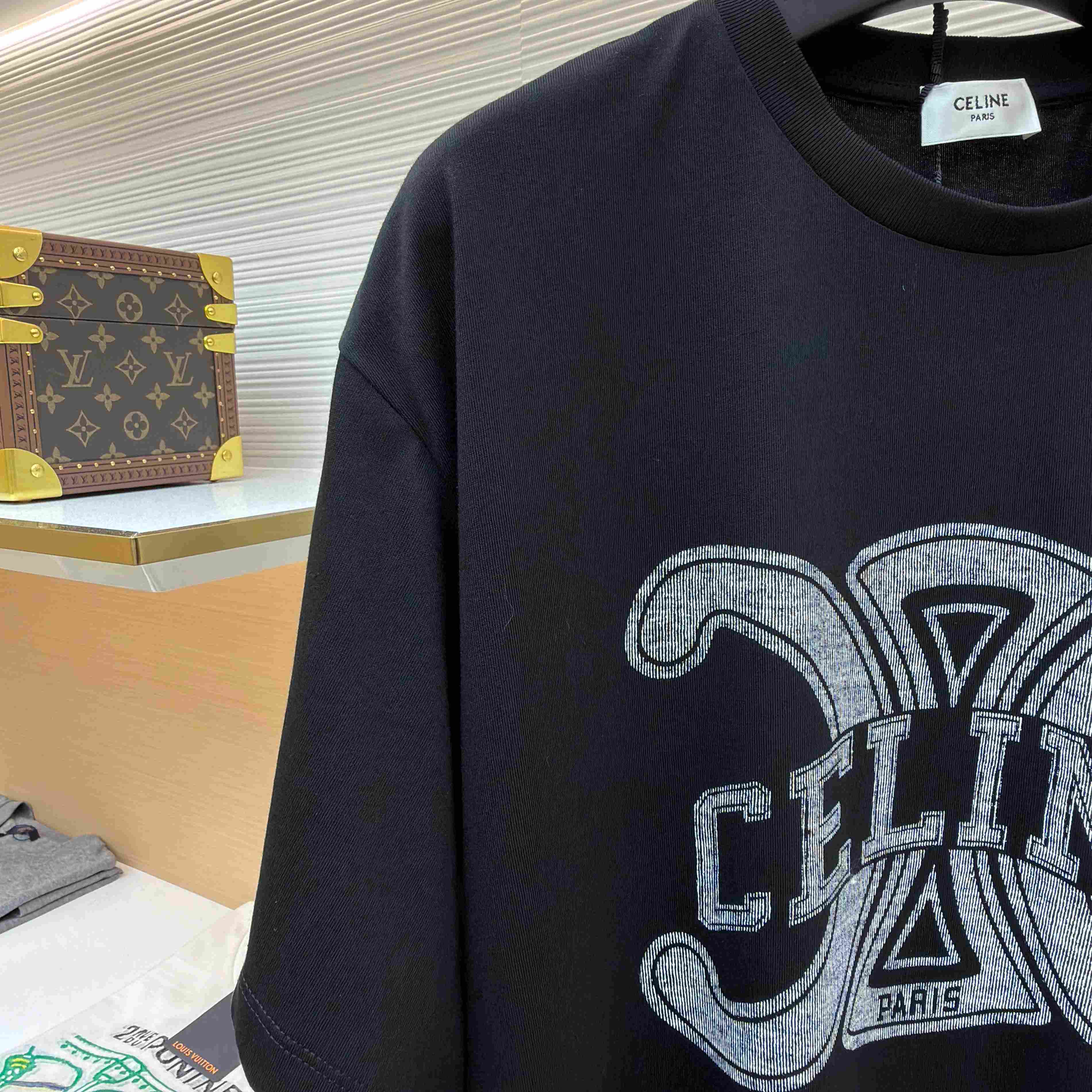 Celine  Loose T-shirt IN Cotton Jersey - DesignerGu