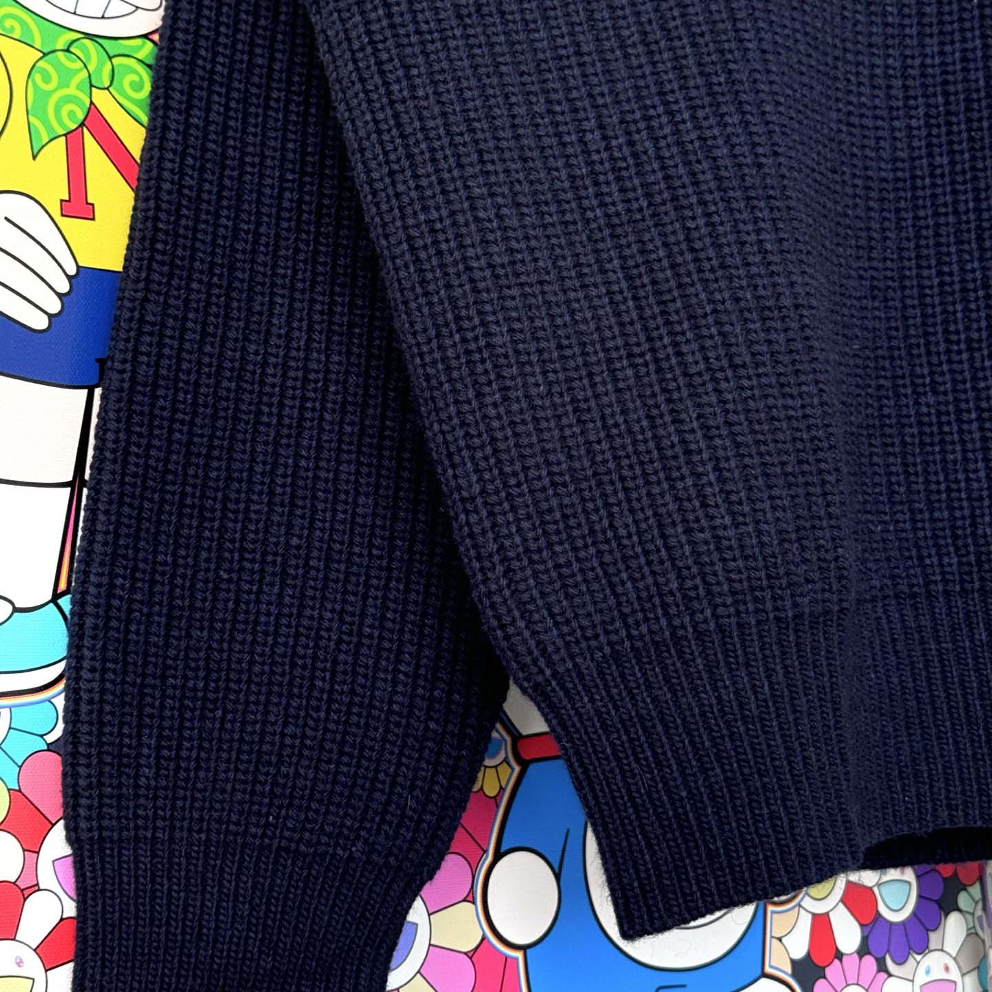 Celine Oversized Crew Neck Sweater In Wool - DesignerGu