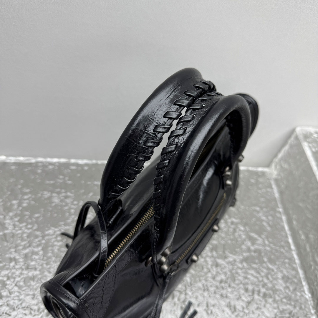 Balenciaga Le City Bag Small In Black - DesignerGu