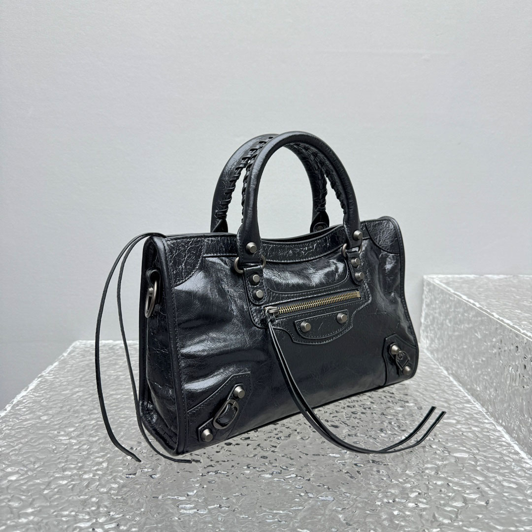 Balenciaga Le City Bag Small In Black - DesignerGu