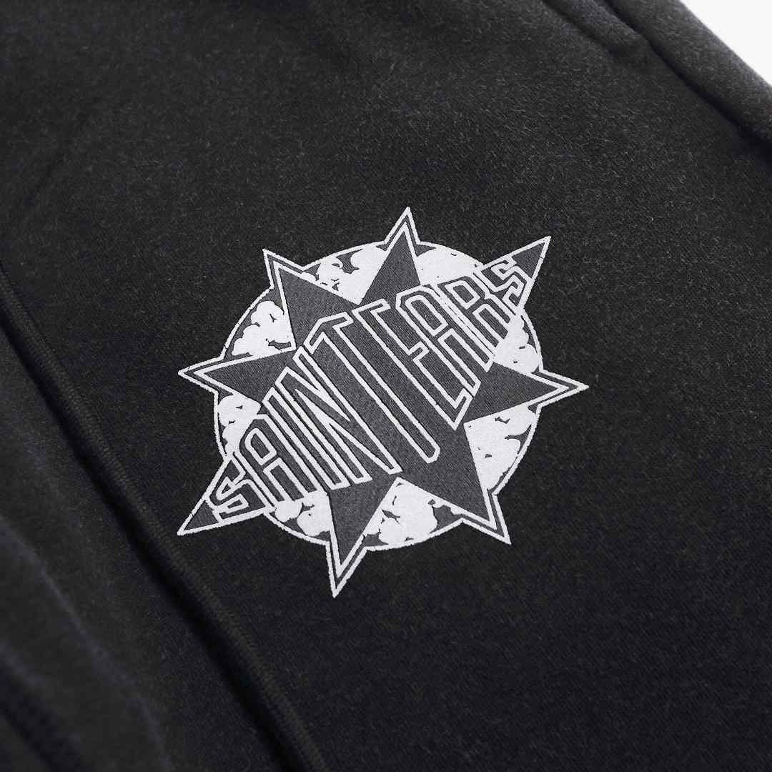 Saint Micheal X Denim Tears Saint Tears Sweatpants 'Black' - DesignerGu