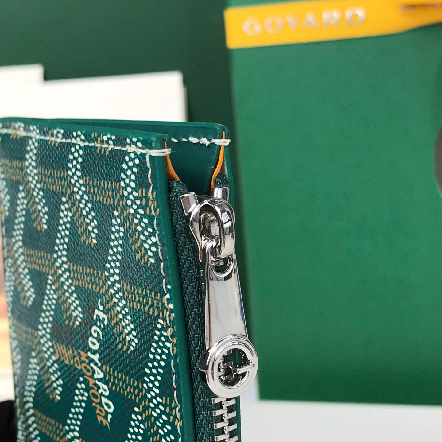 Goyard Bourbon Zipped Card Holder - DesignerGu