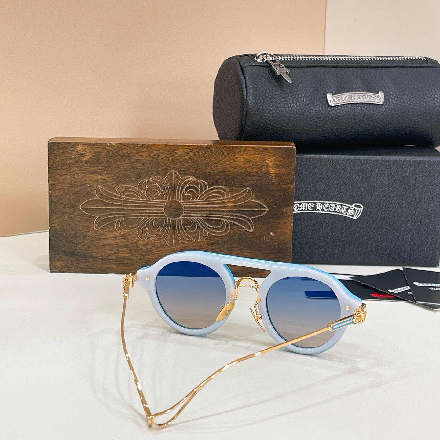 Chrome Hearts Honey Tunnel Sunglasses - DesignerGu