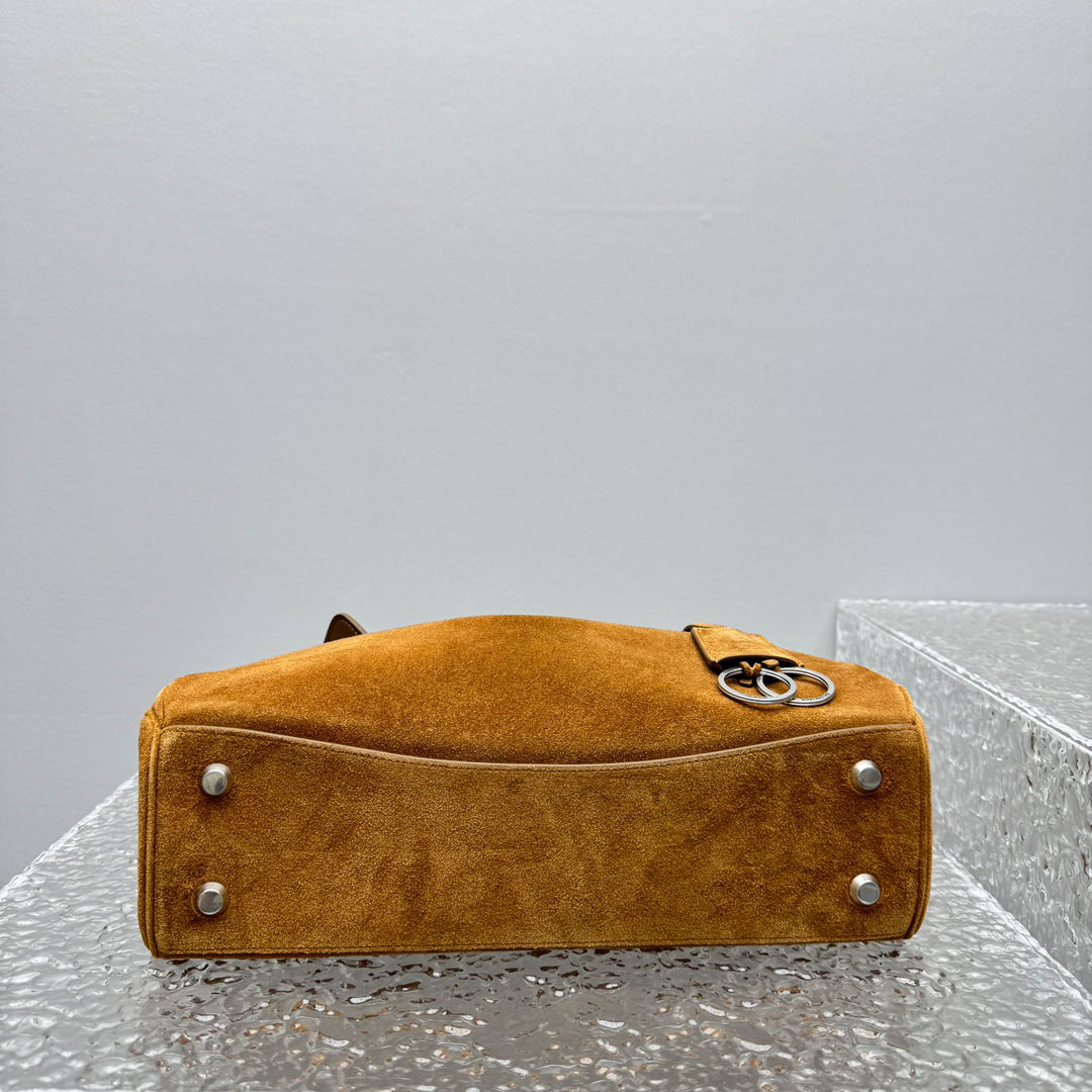 Balenciaga  Rodeo Handbag Medium In Camel - DesignerGu