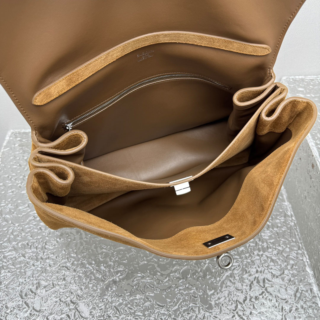 Balenciaga  Rodeo Handbag Medium In Camel - DesignerGu