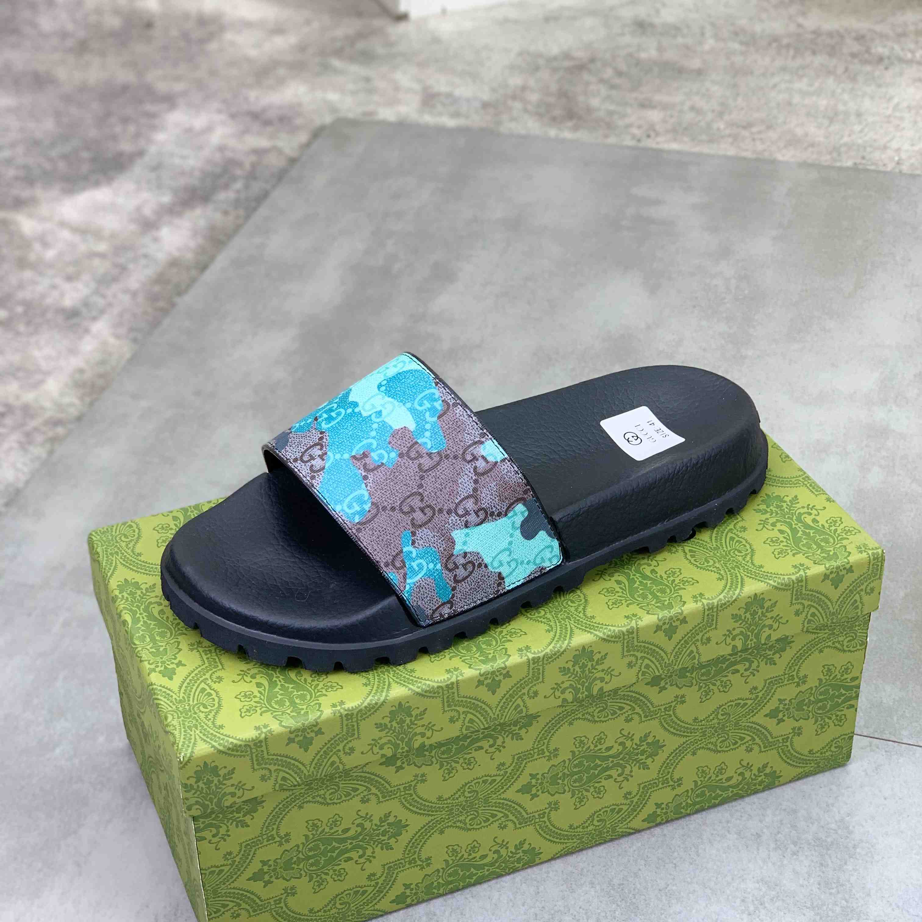 Gucci Lug-sole Slide Sandal - DesignerGu
