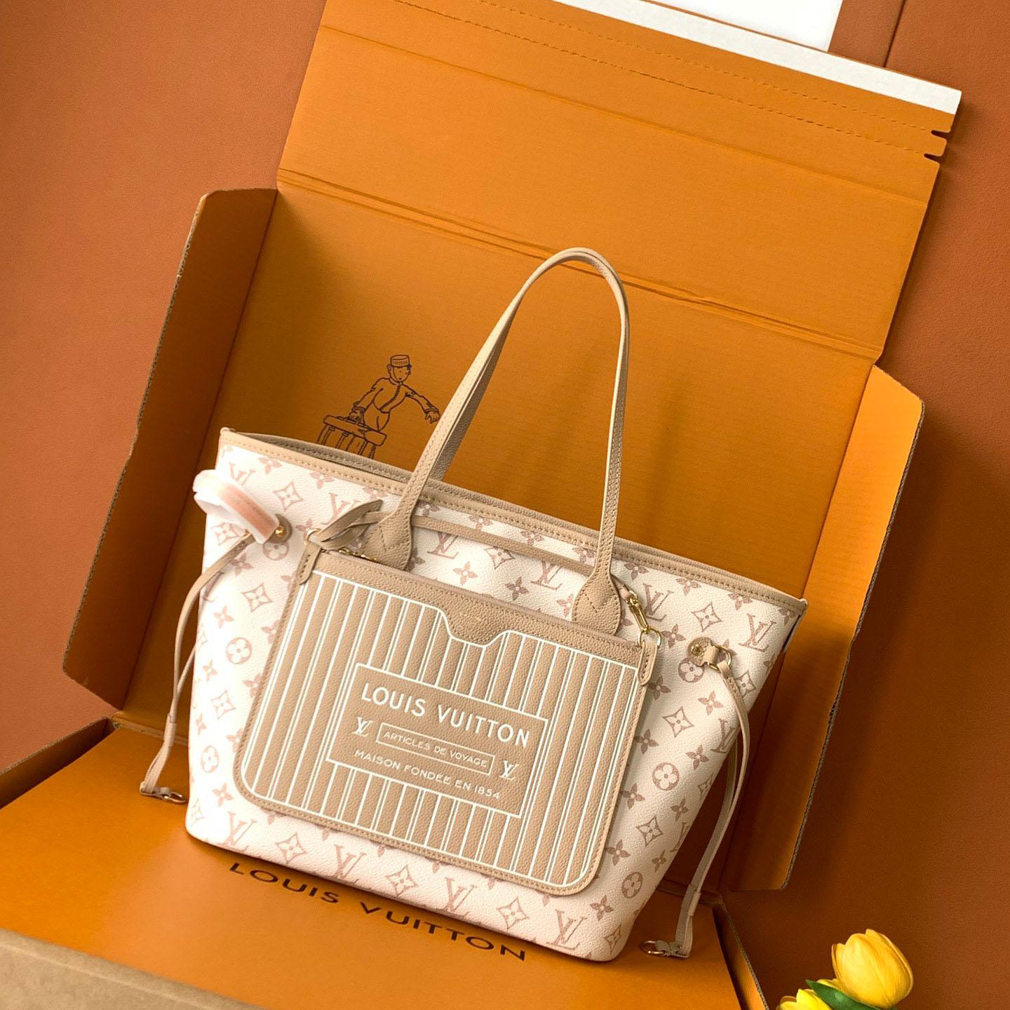 Louis Vuitton Neverfull Inside Out MM M25665 - DesignerGu