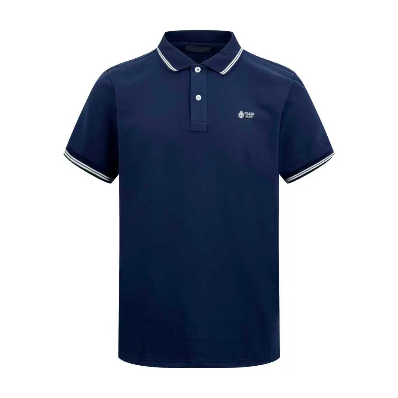 Prada Logo-appliqué Polo Shirt - DesignerGu