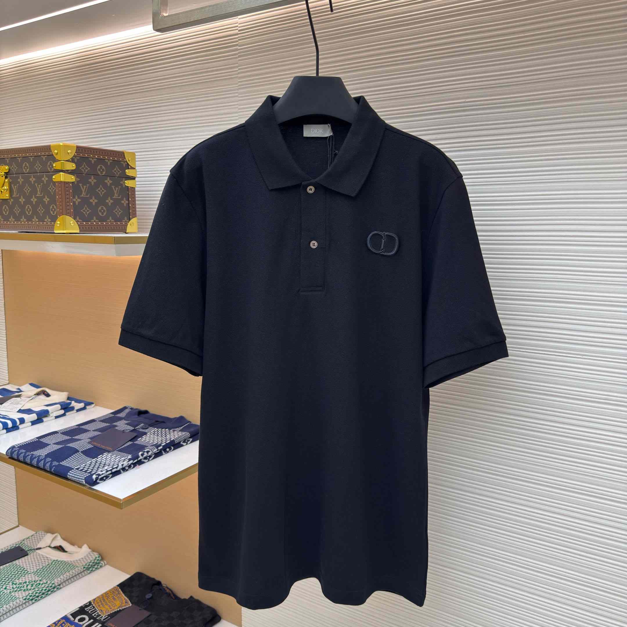 Dior CD Icon Polo Shirt  - DesignerGu