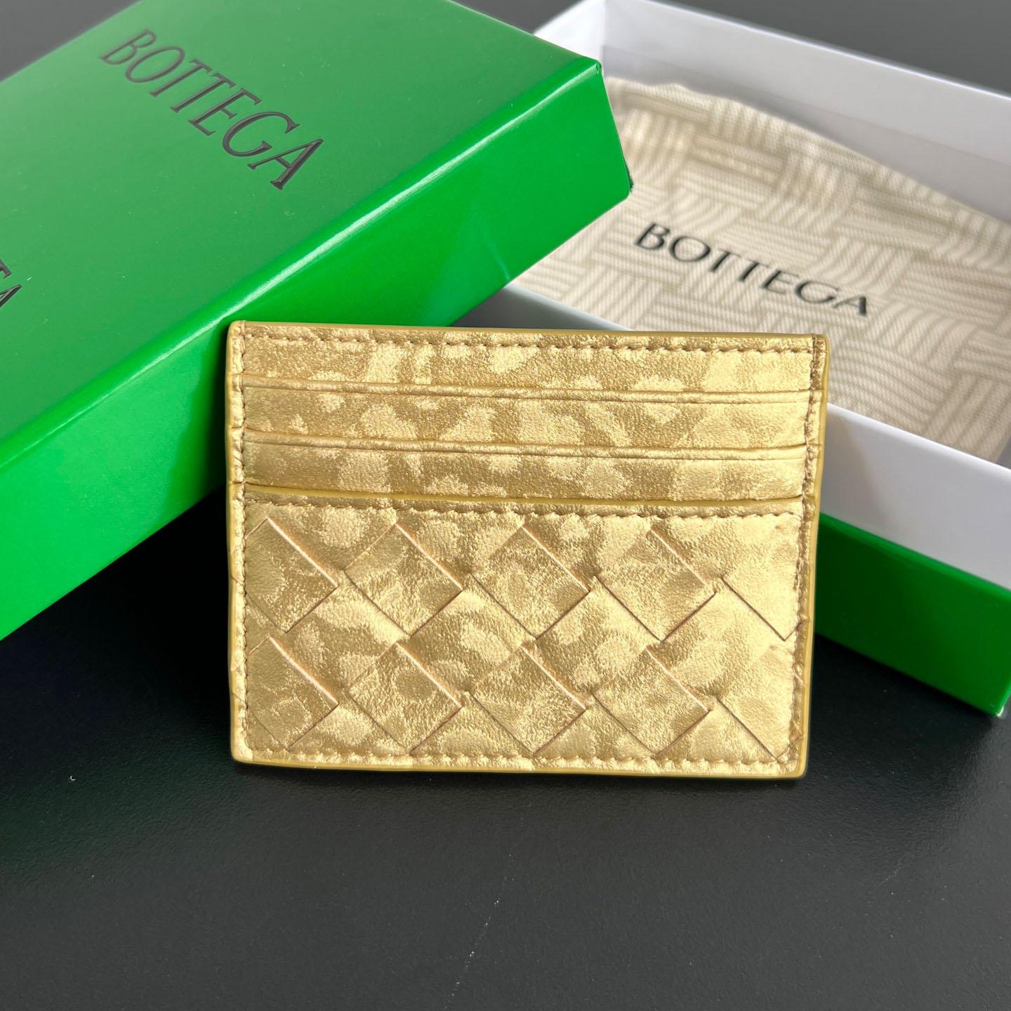 Bottega Veneta Intrecciato Credit Card Case - DesignerGu