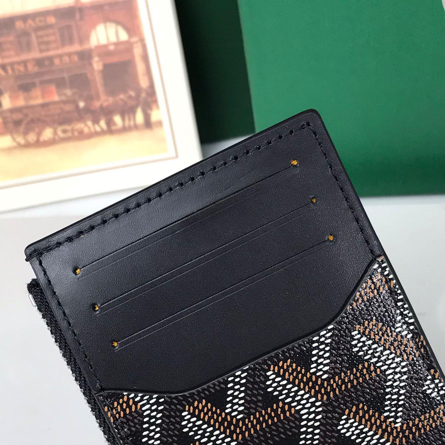 Goyard Bourbon Zipped Card Holder - DesignerGu