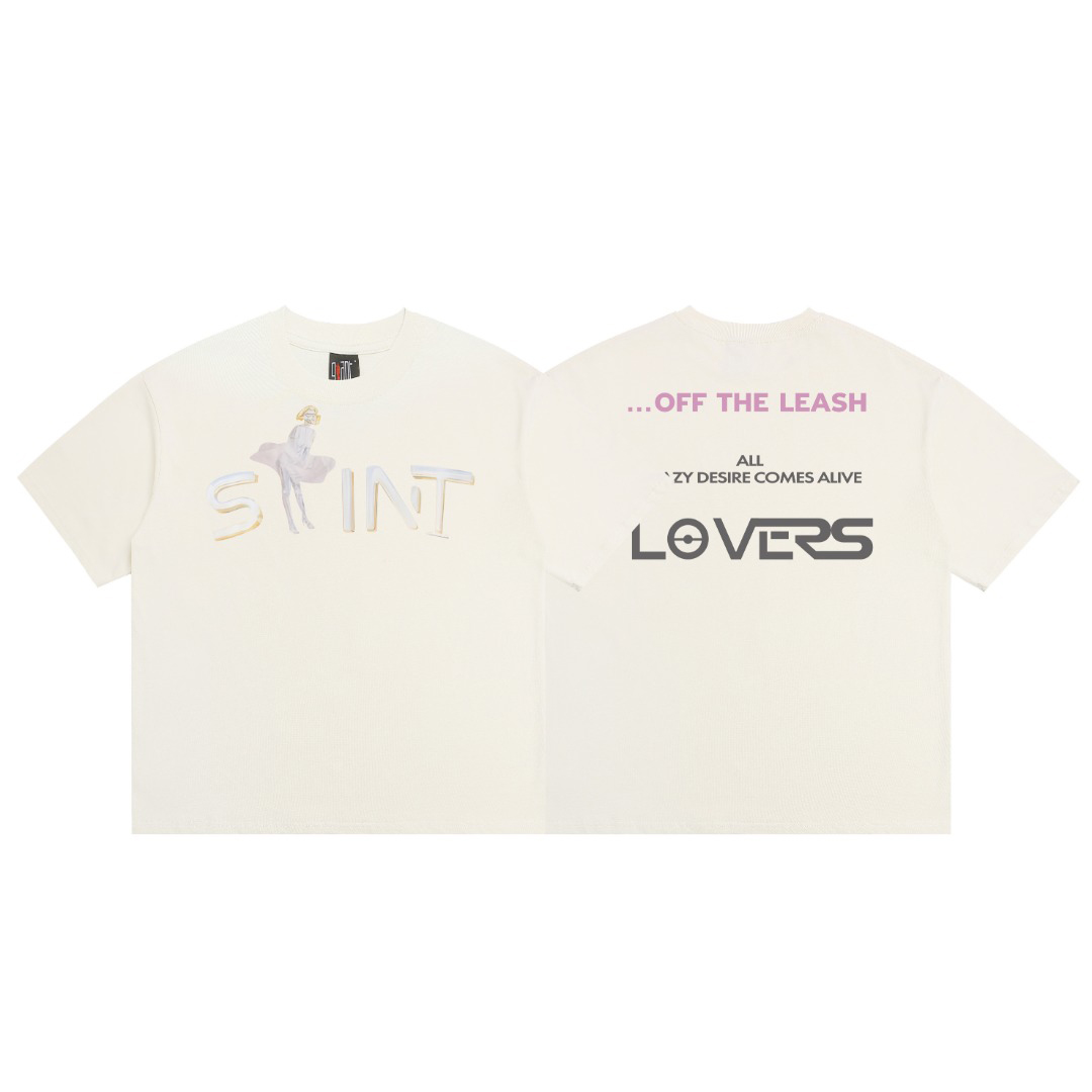 Saint Michael Hajime Sorayama SRYM Lovers T-Shirt - DesignerGu