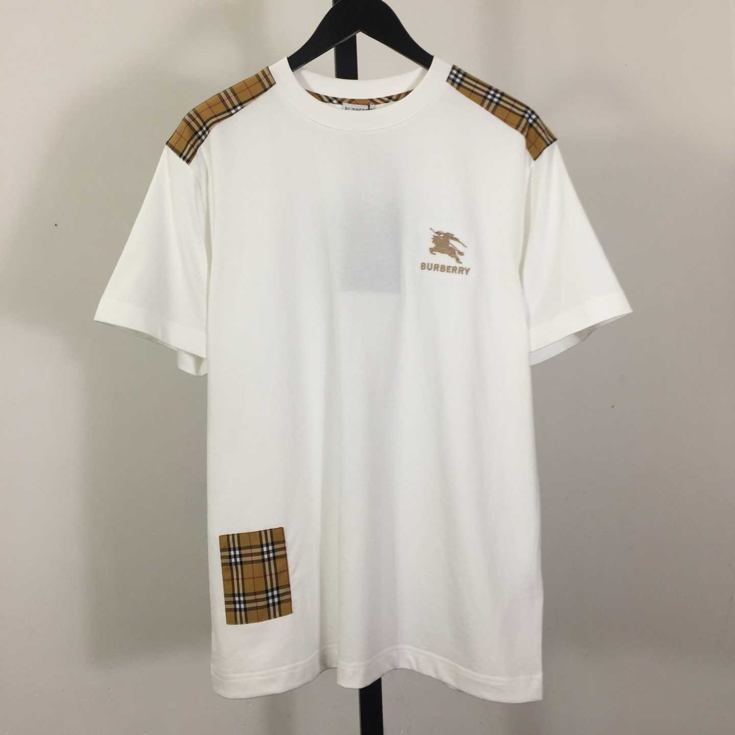 Burberry Check Cotton T-shirt - DesignerGu