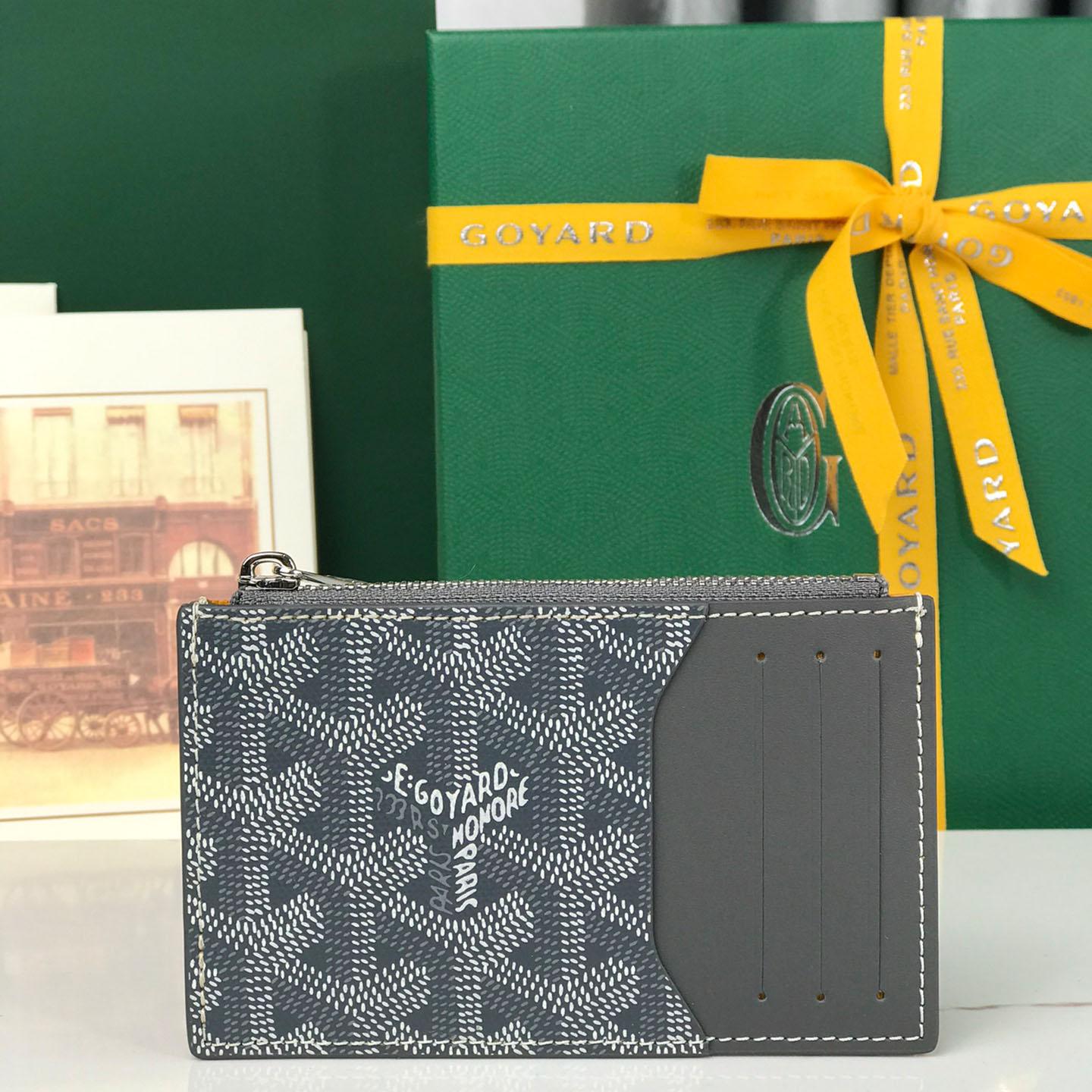 Goyard Bourbon Zipped Card Holder - DesignerGu
