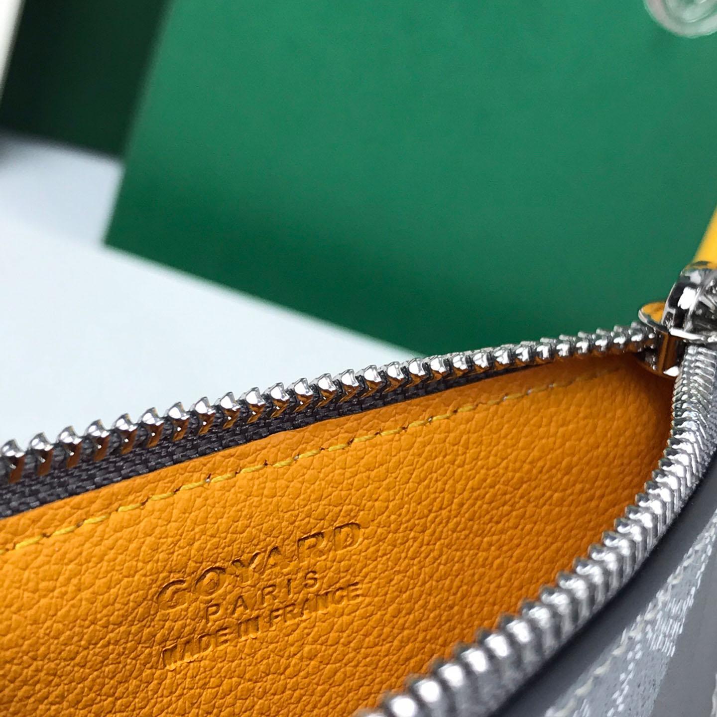 Goyard Bourbon Zipped Card Holder - DesignerGu