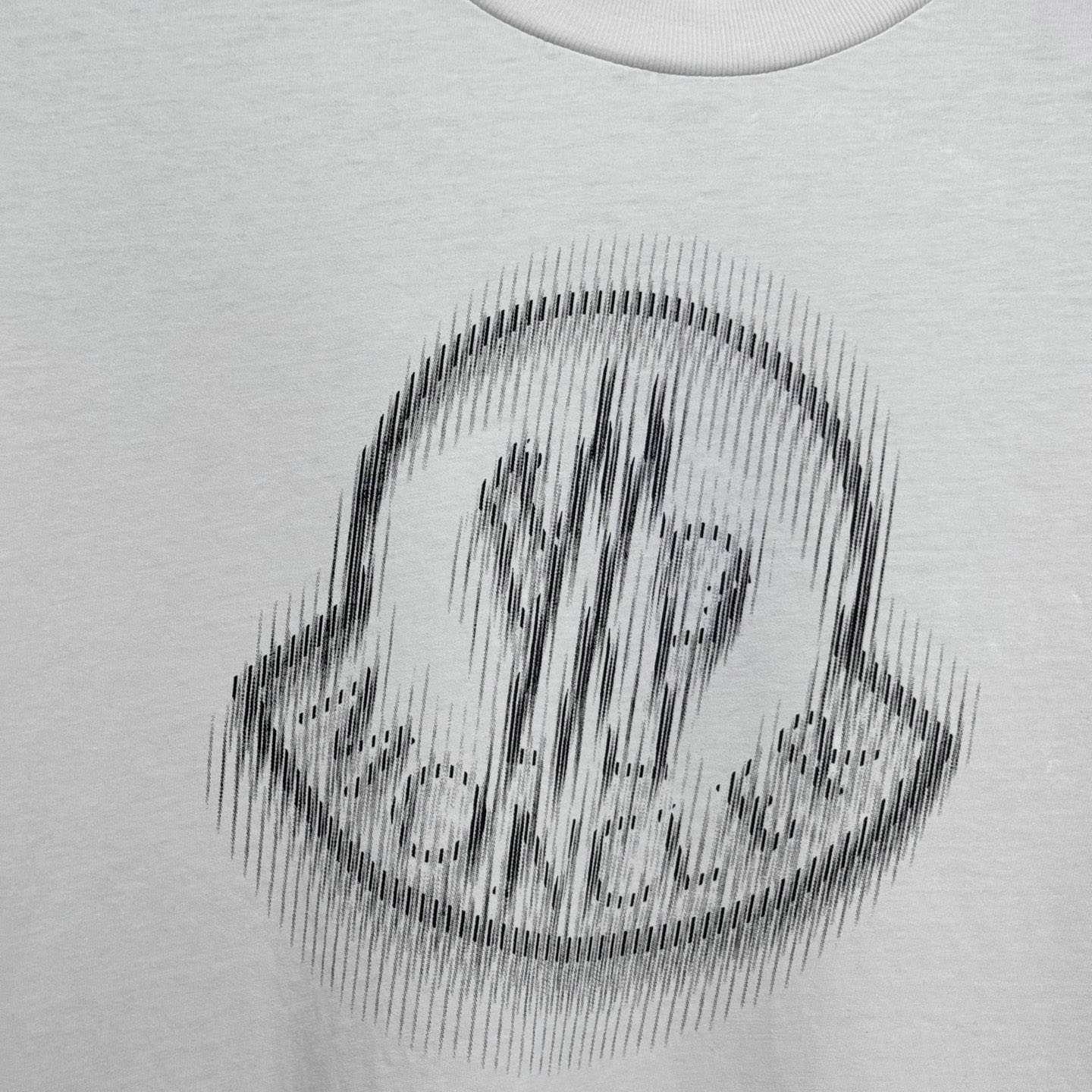 Moncler Blurred Logo Cotton T-Shirt - DesignerGu