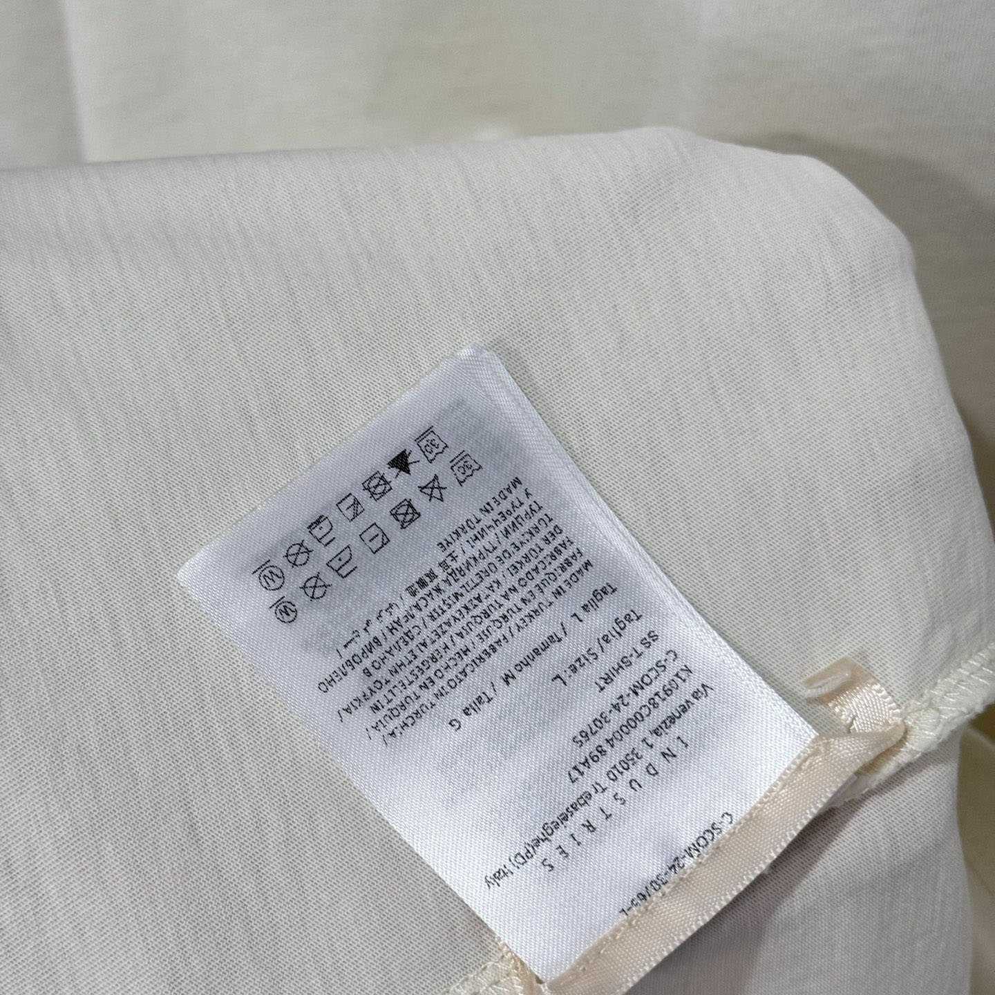 Moncler Blurred Logo Cotton T-Shirt - DesignerGu