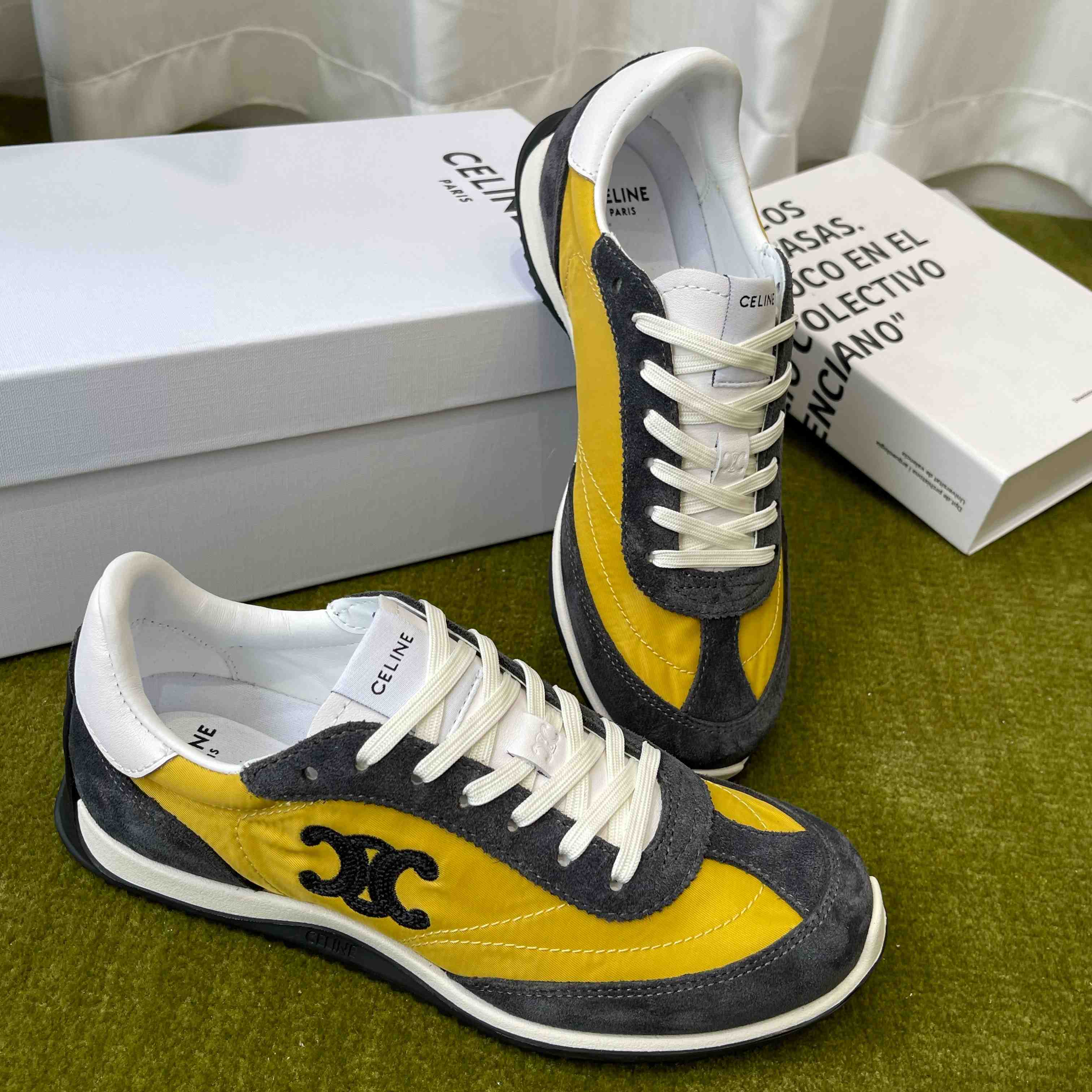 CELINE RACER LOW LACE-UP SNEAKER  - DesignerGu