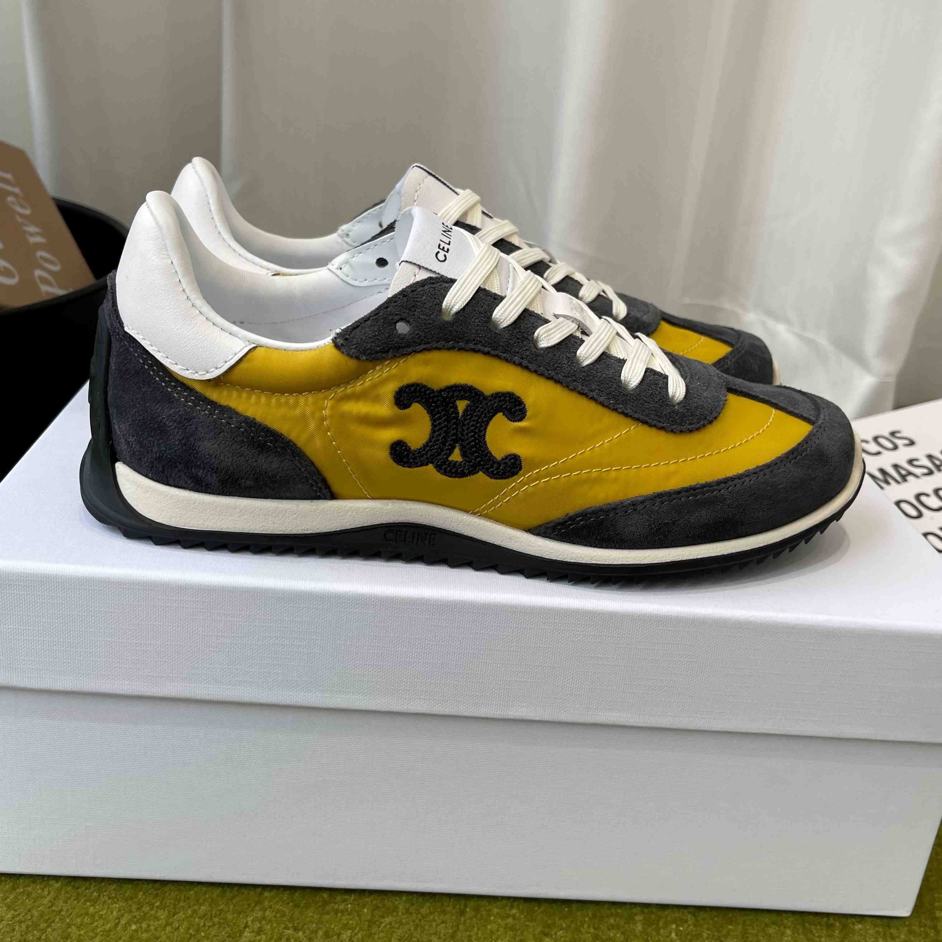 CELINE RACER LOW LACE-UP SNEAKER  - DesignerGu