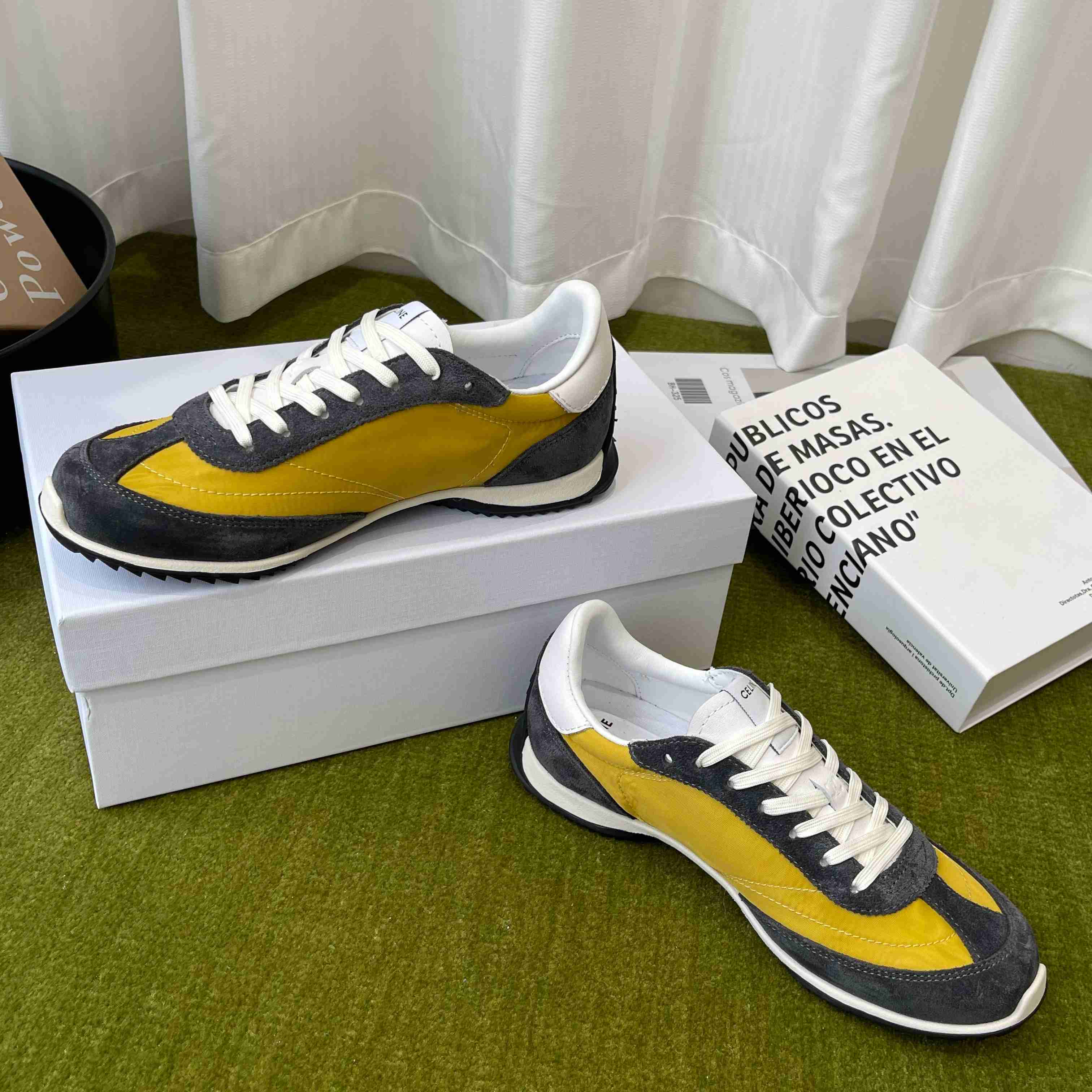 CELINE RACER LOW LACE-UP SNEAKER  - DesignerGu