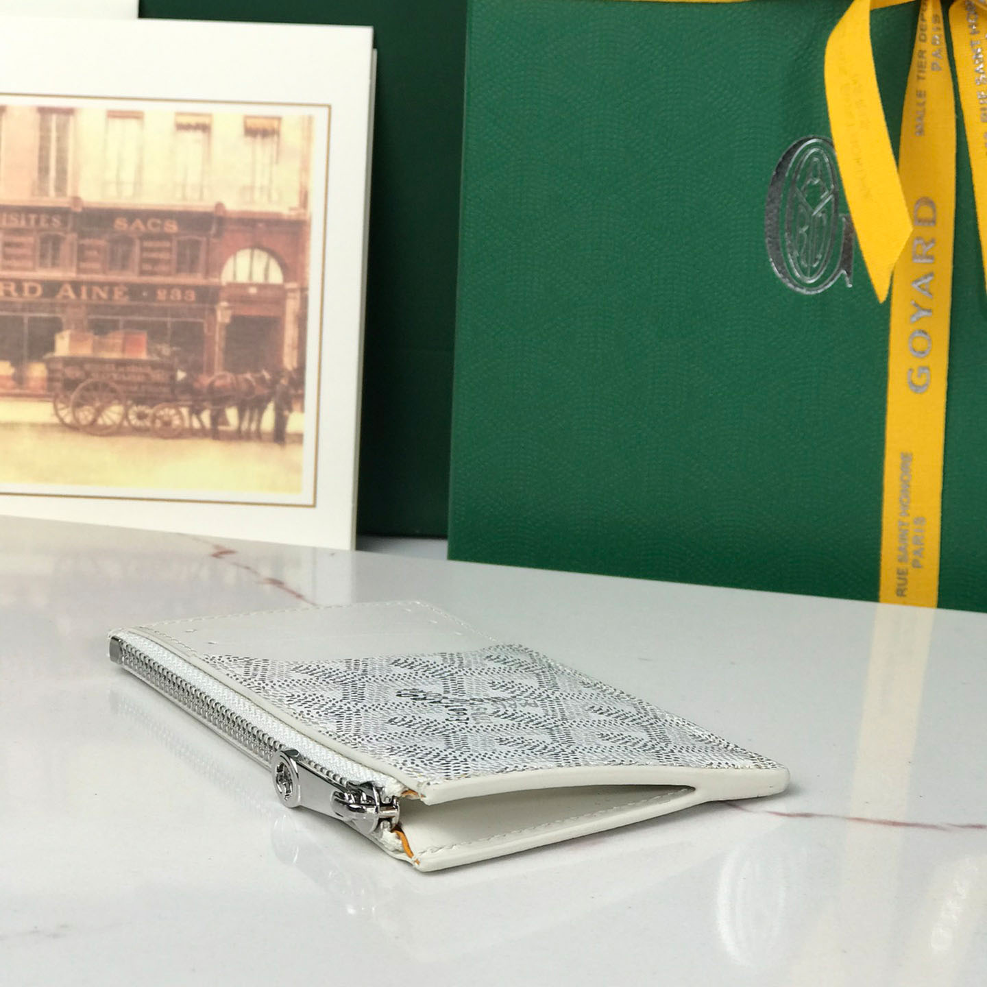 Goyard Bourbon Zipped Card Holder - DesignerGu