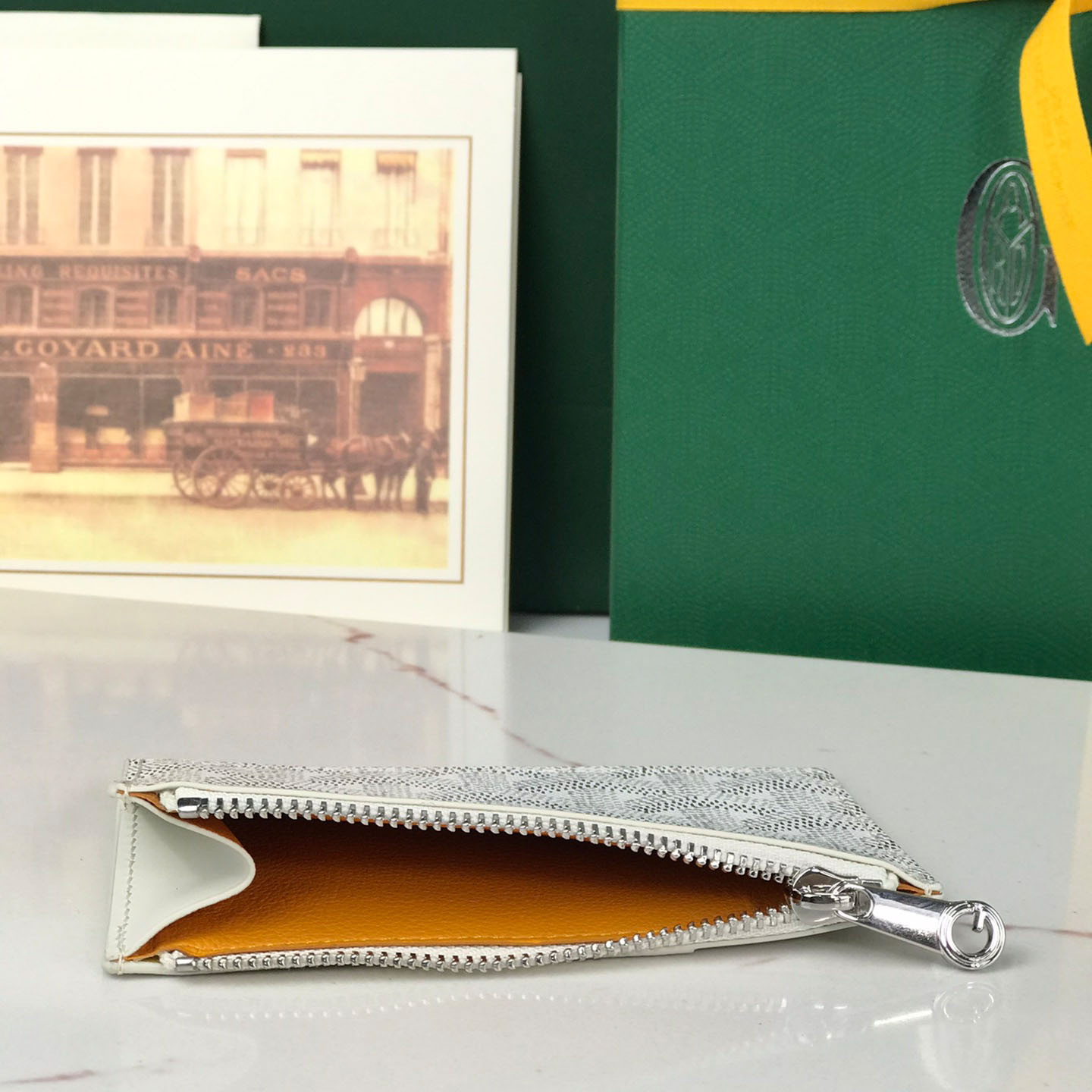 Goyard Bourbon Zipped Card Holder - DesignerGu