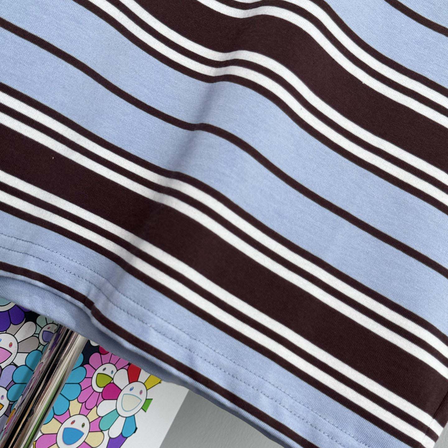 Prada Oversized Striped Jersey T-shirt - DesignerGu