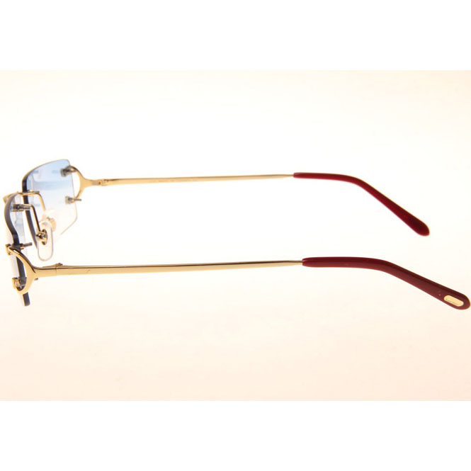 Cartier CT 4193830 Sunglasses In Gold Gradient Blue - DesignerGu