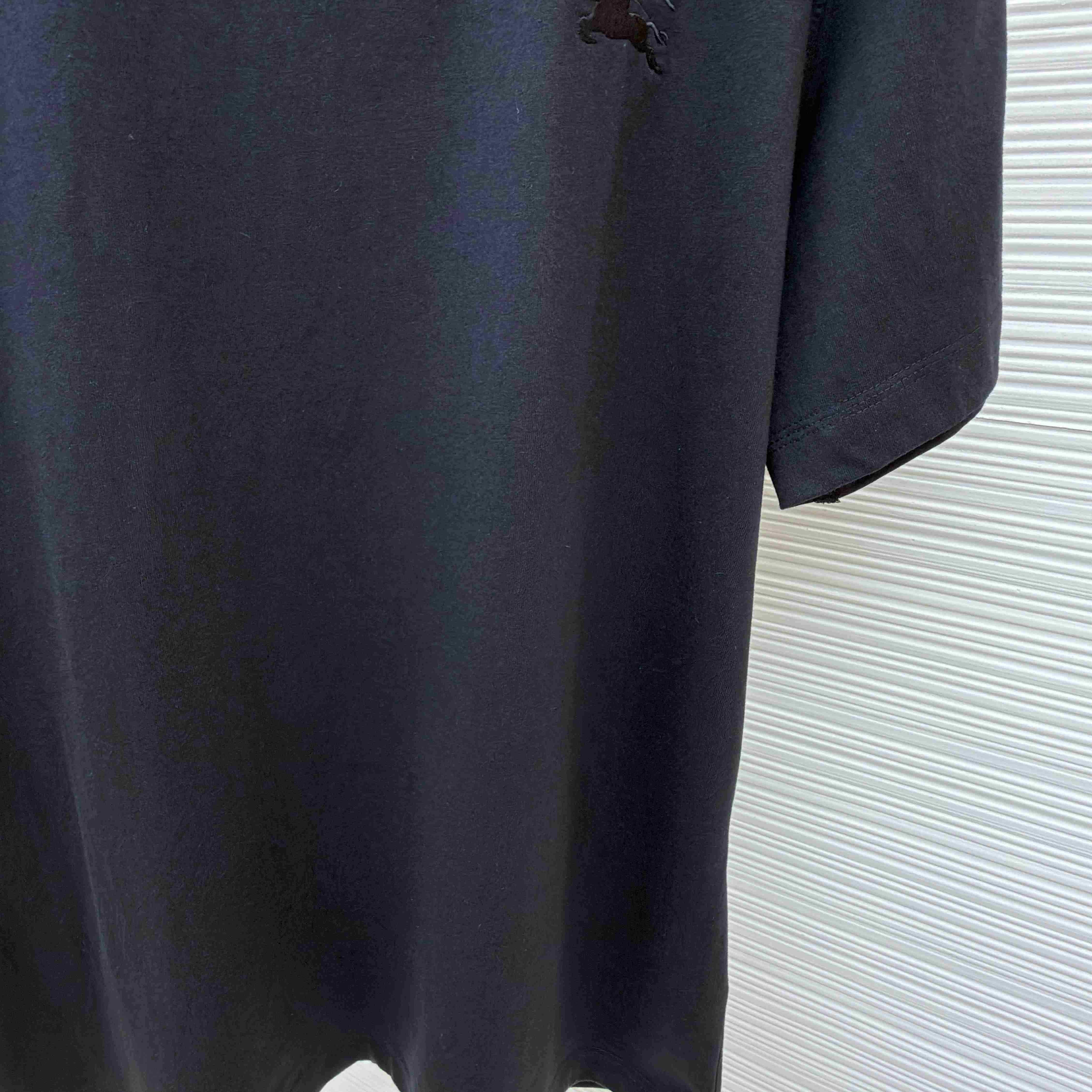 Burberry Check Trim Cotton T-shirt - DesignerGu