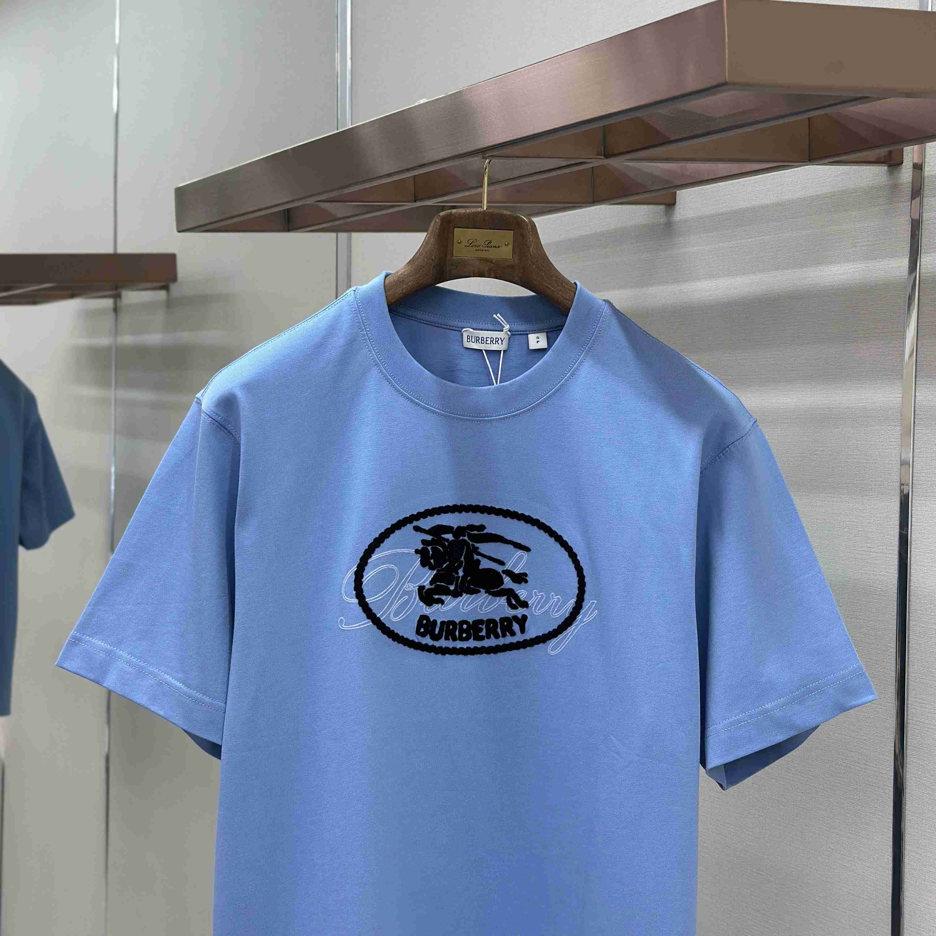 Burberry Knight Stamp Cotton T-shirt - DesignerGu