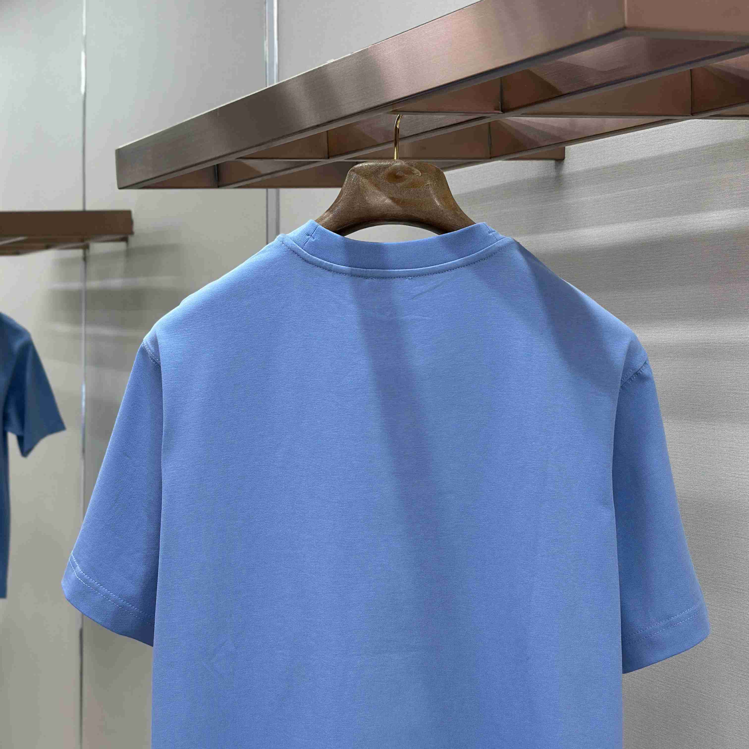 Burberry Knight Stamp Cotton T-shirt - DesignerGu