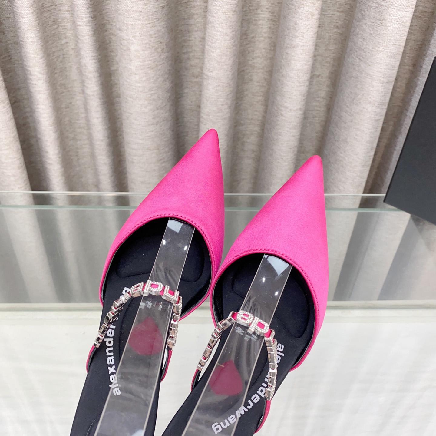 Alexander Wang Delphine Embellished Mid-heel Mules - DesignerGu