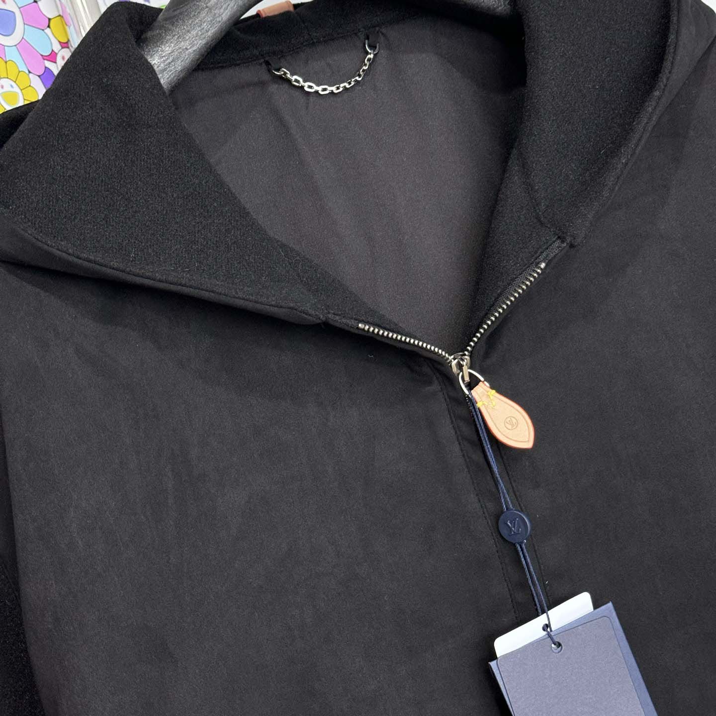 Louis Vuitton Leather Mix Hooded Blouson    1AJSN7 - DesignerGu