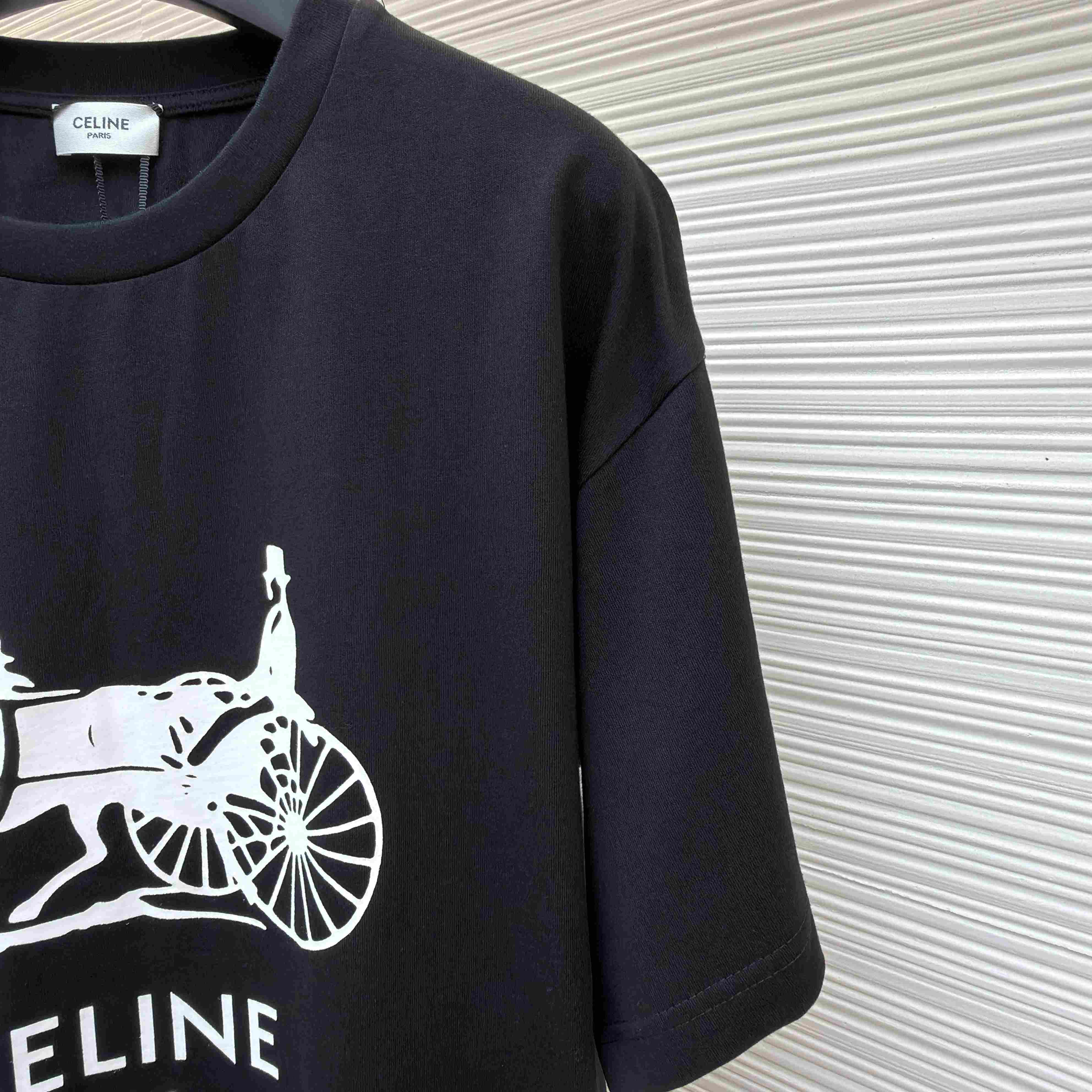 Celine T-shirt IN Cotton Jersey - DesignerGu
