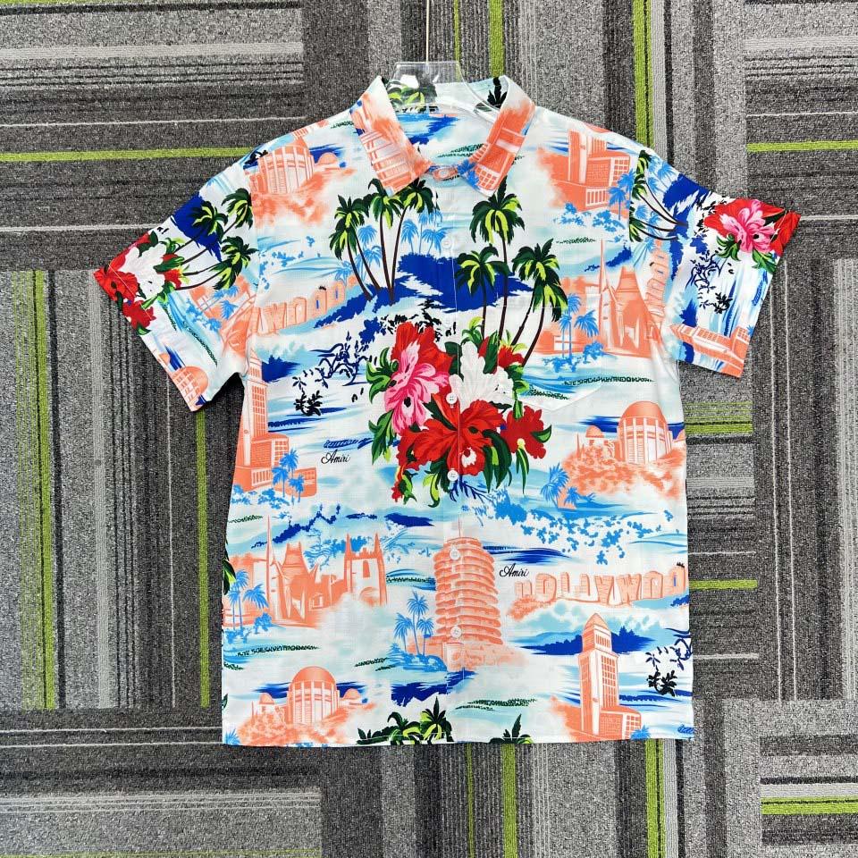 Amiri Cityscape Embellished Shirt 'Multicolor' - DesignerGu